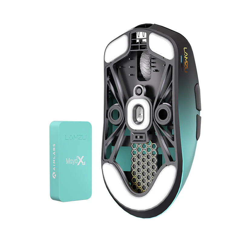 LAMZU X AIMLABS MAYA X 8K Wireless Gaming Mouse - Image 3