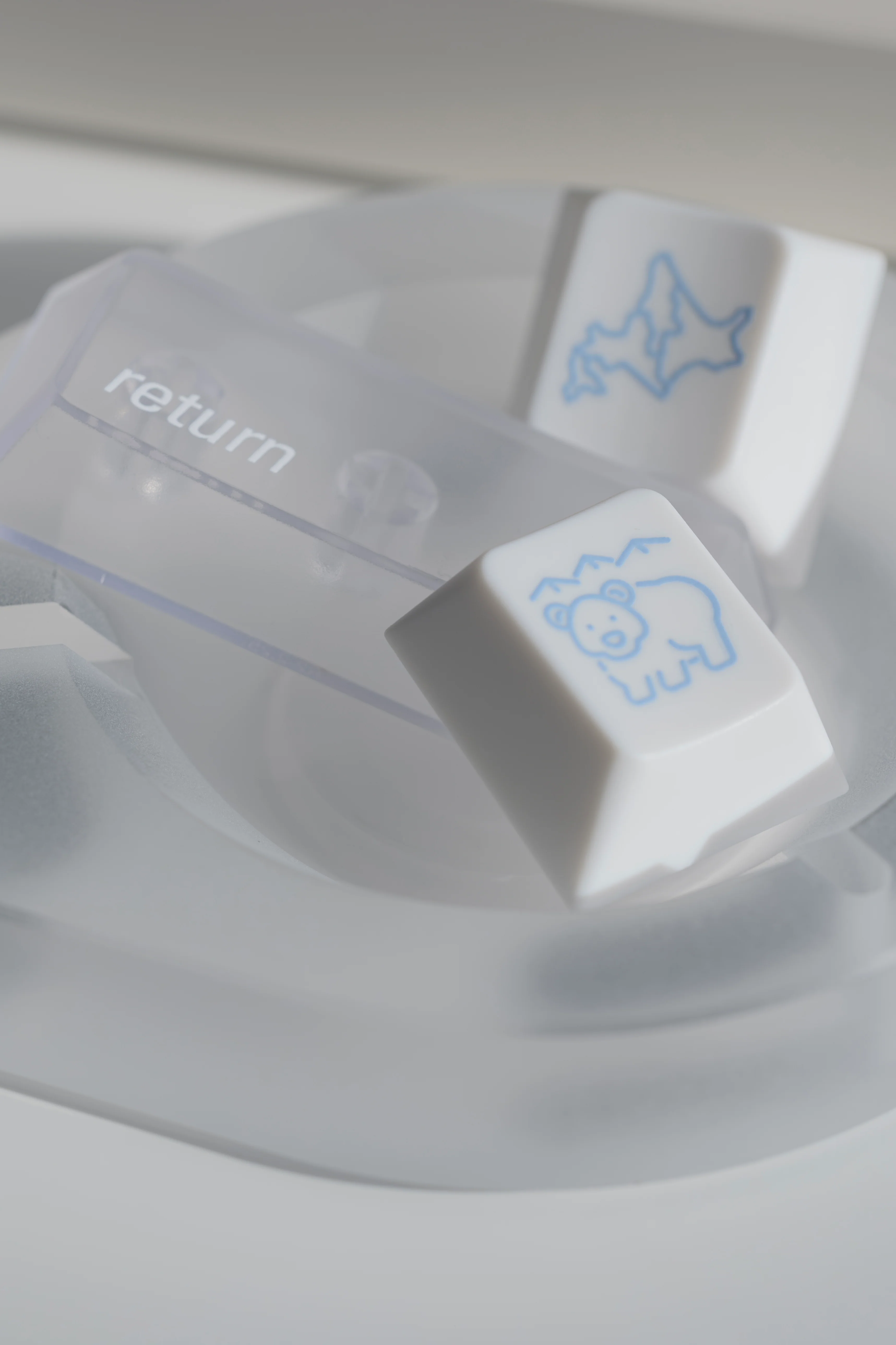 LeleLab Hokkaido White Keycap Set - Image 5