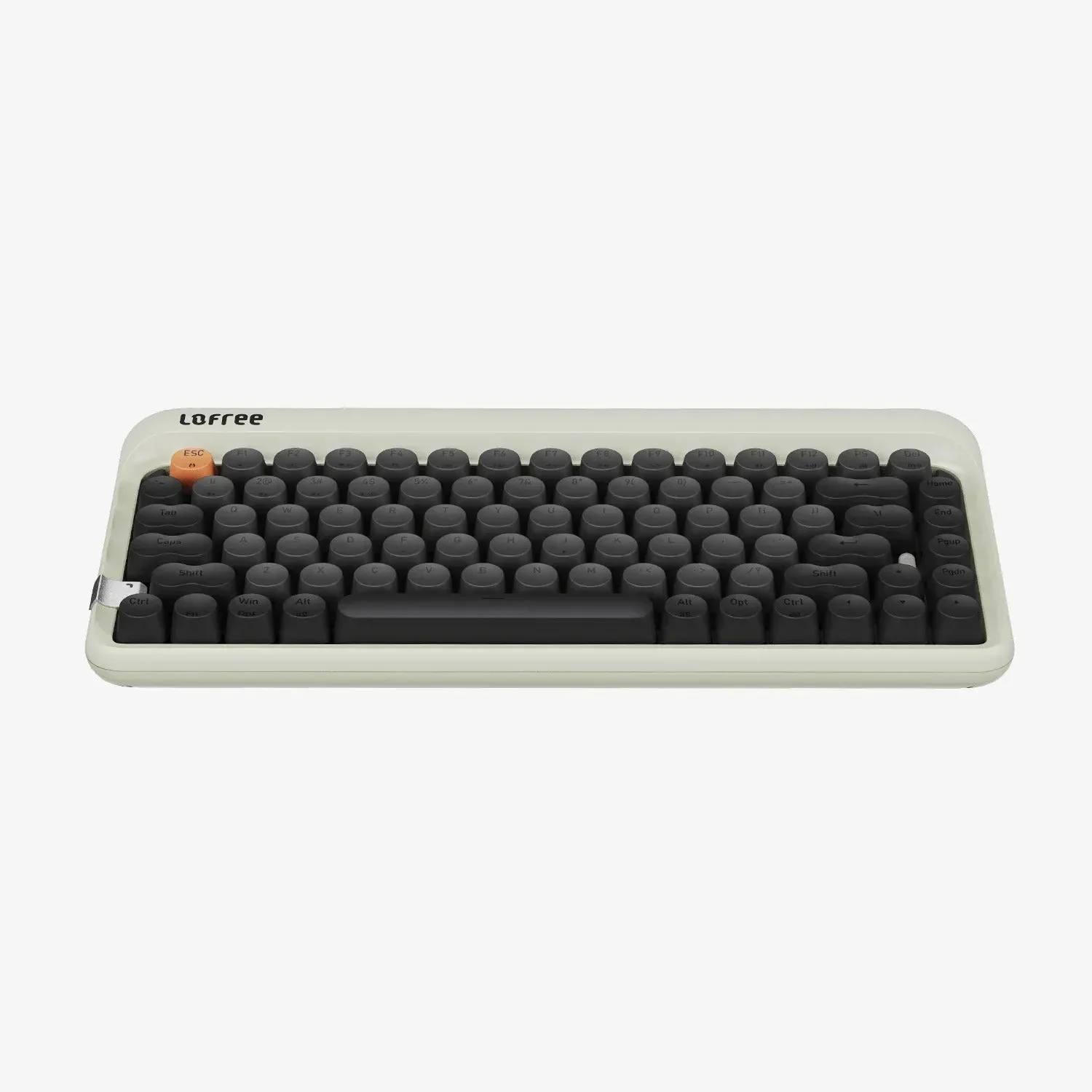 Lofree 1970s Tri-mode Hot-Swap Retro Wireless Mechanical Keyboard (Olive) - Image 4
