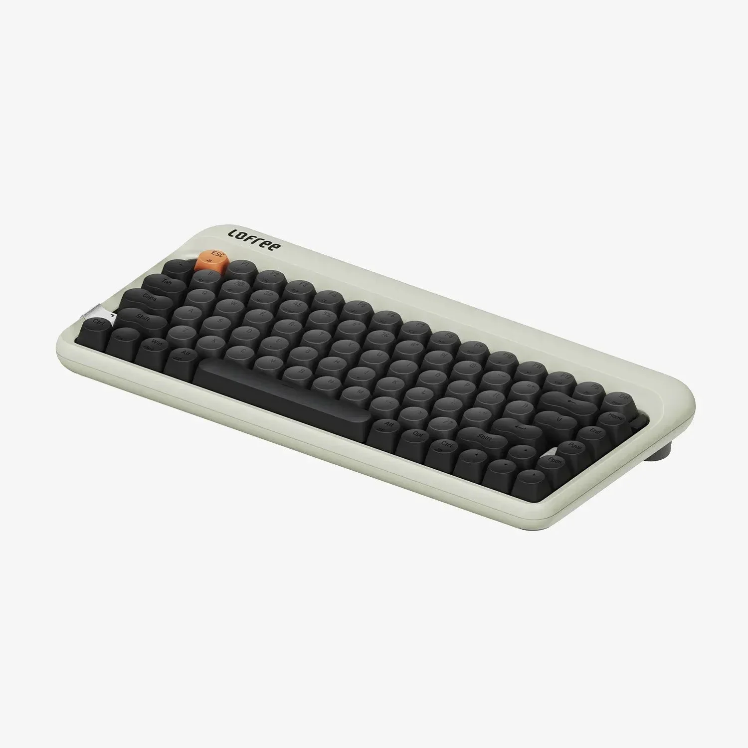 Lofree 1970s Tri-mode Hot-Swap Retro Wireless Mechanical Keyboard (Olive) - Image 5