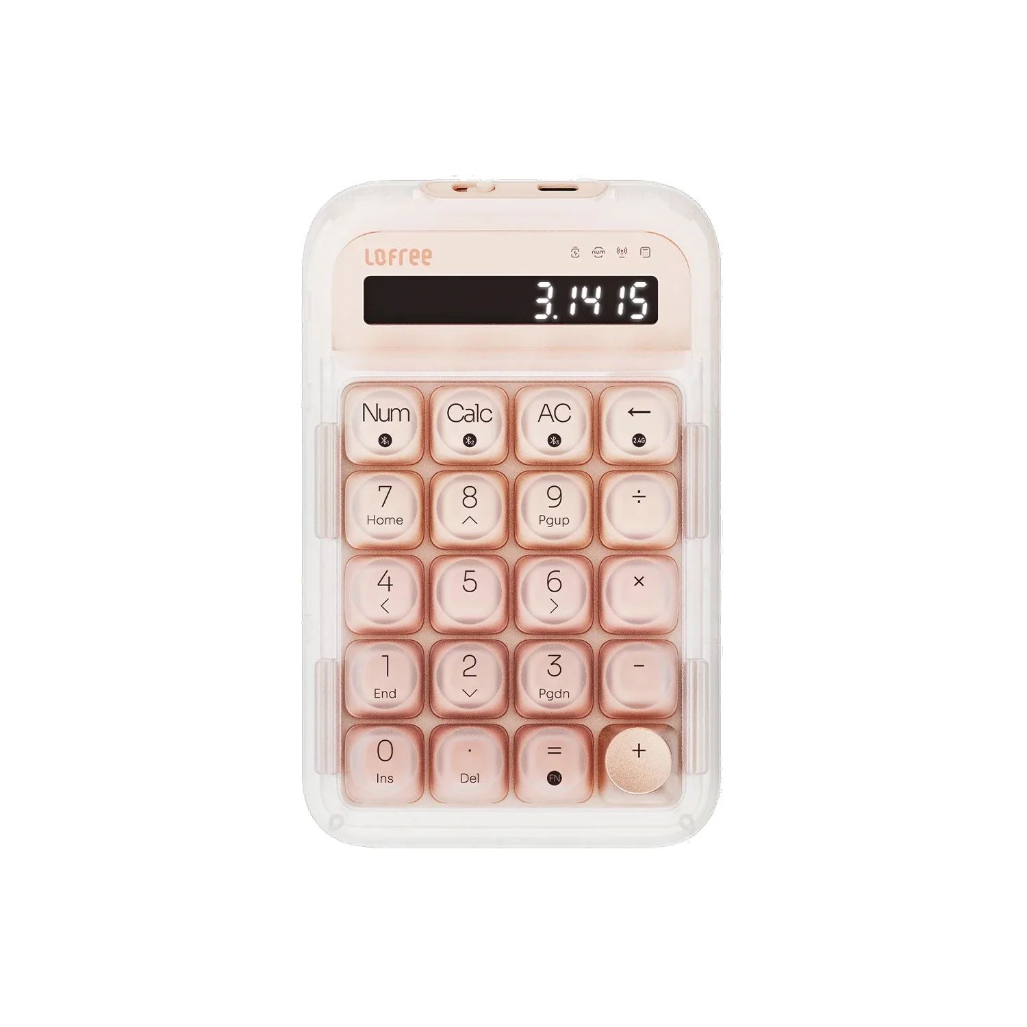 Lofree Bluetooth Tri-Mode Number Pad & Calculator (Foundation Switch) - Foundation - Image 3