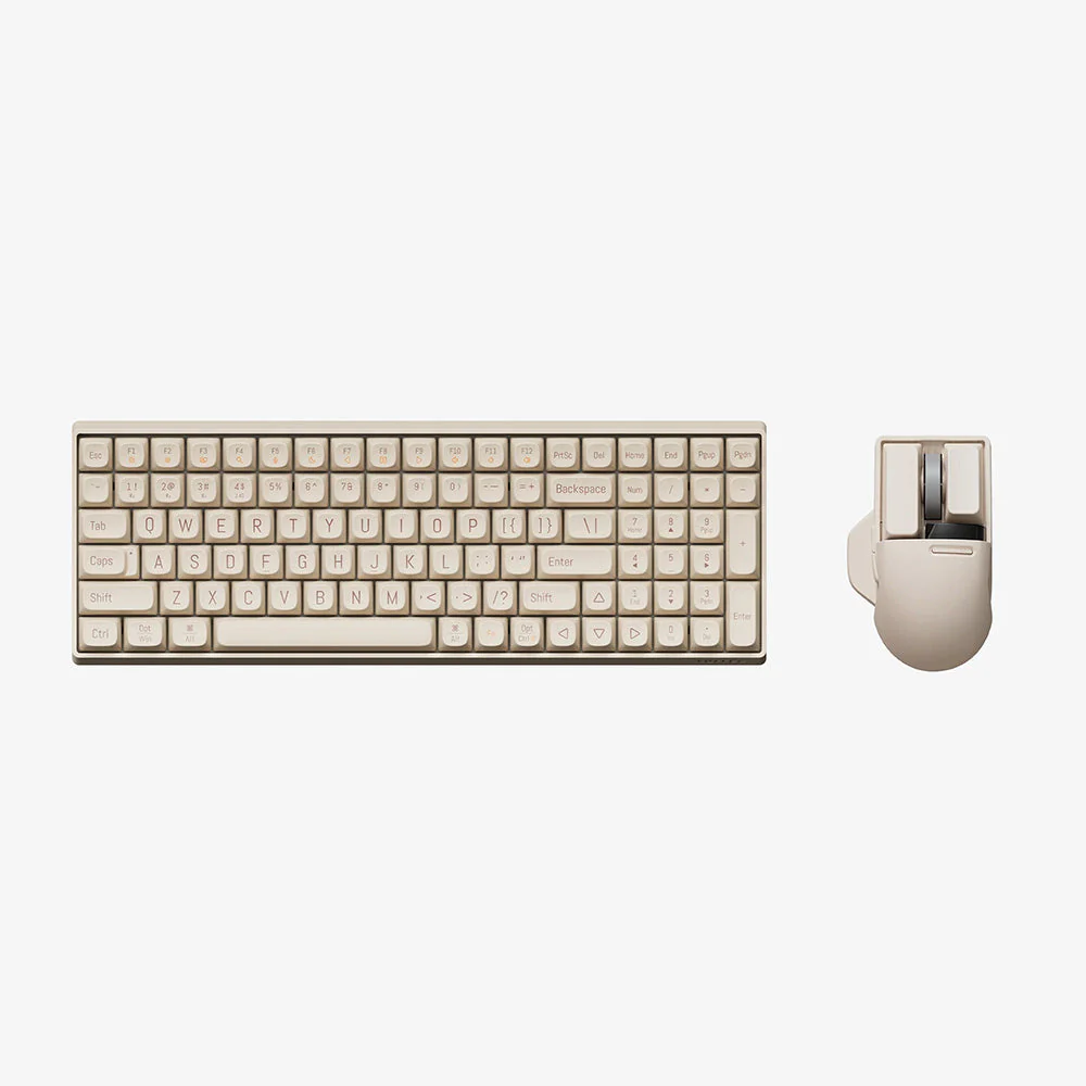 Lofree TOUCH 100 Triple Mode Hot-Swap Wireless Mechanical Keyboard Linear Switch - Tofu (OE913) - Image 10
