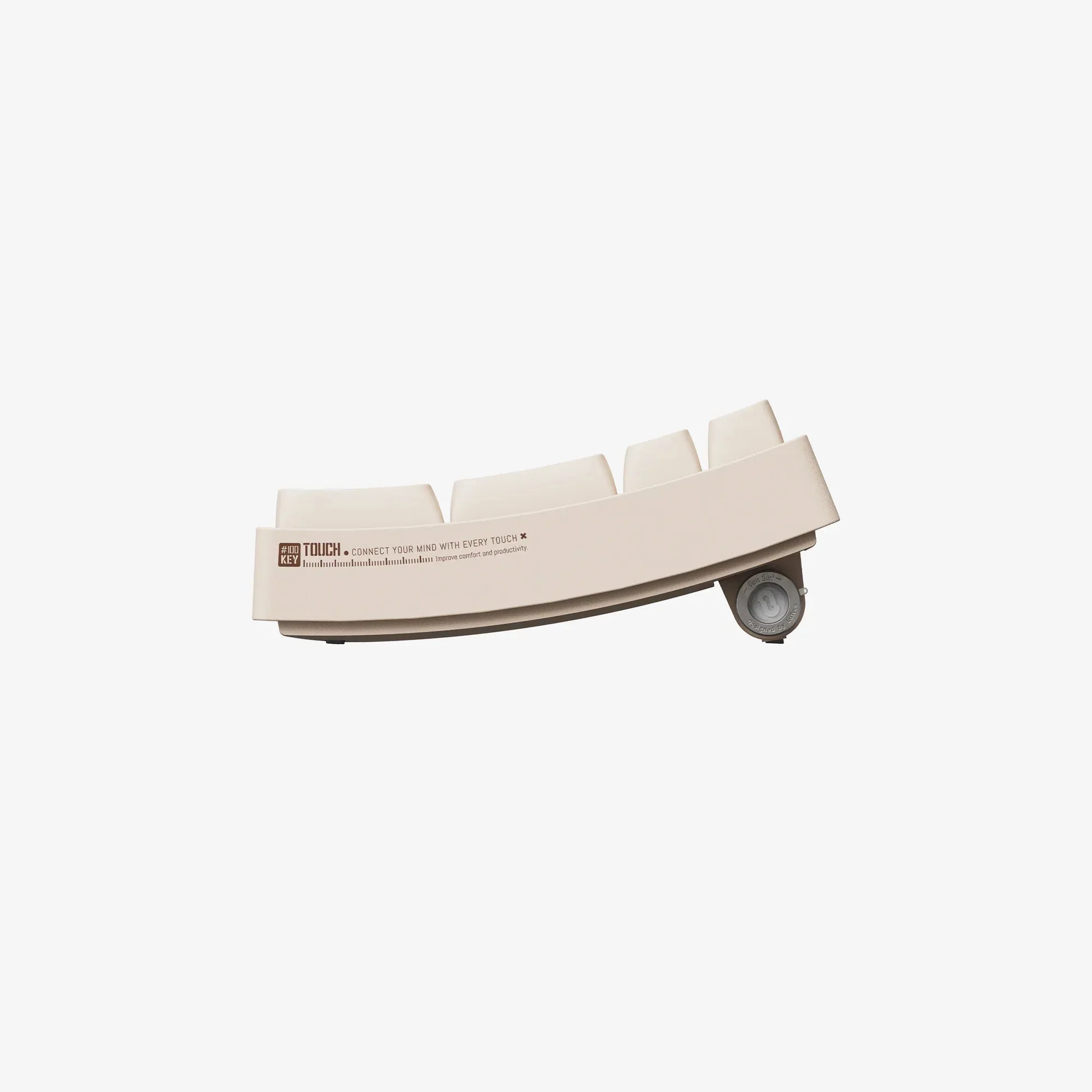 Lofree TOUCH 100 Triple Mode Hot-Swap Wireless Mechanical Keyboard Linear Switch - Tofu (OE913) - Image 5