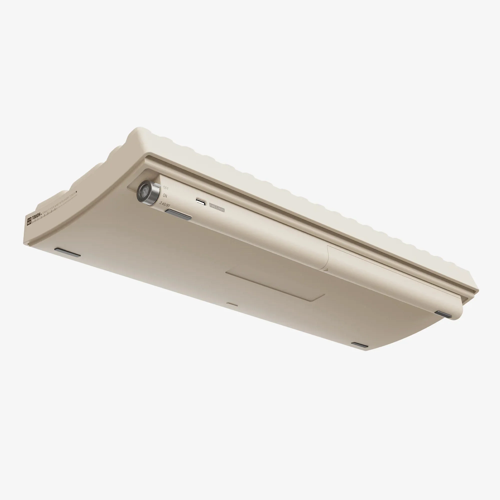 Lofree TOUCH 100 Triple Mode Hot-Swap Wireless Mechanical Keyboard Linear Switch - Tofu (OE913) - Image 6