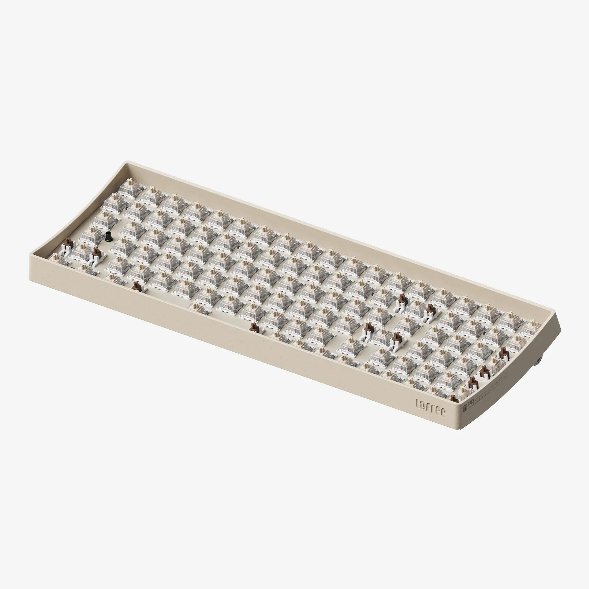 Lofree TOUCH 100 Triple Mode Hot-Swap Wireless Mechanical Keyboard Linear Switch - Tofu (OE913) - Image 7