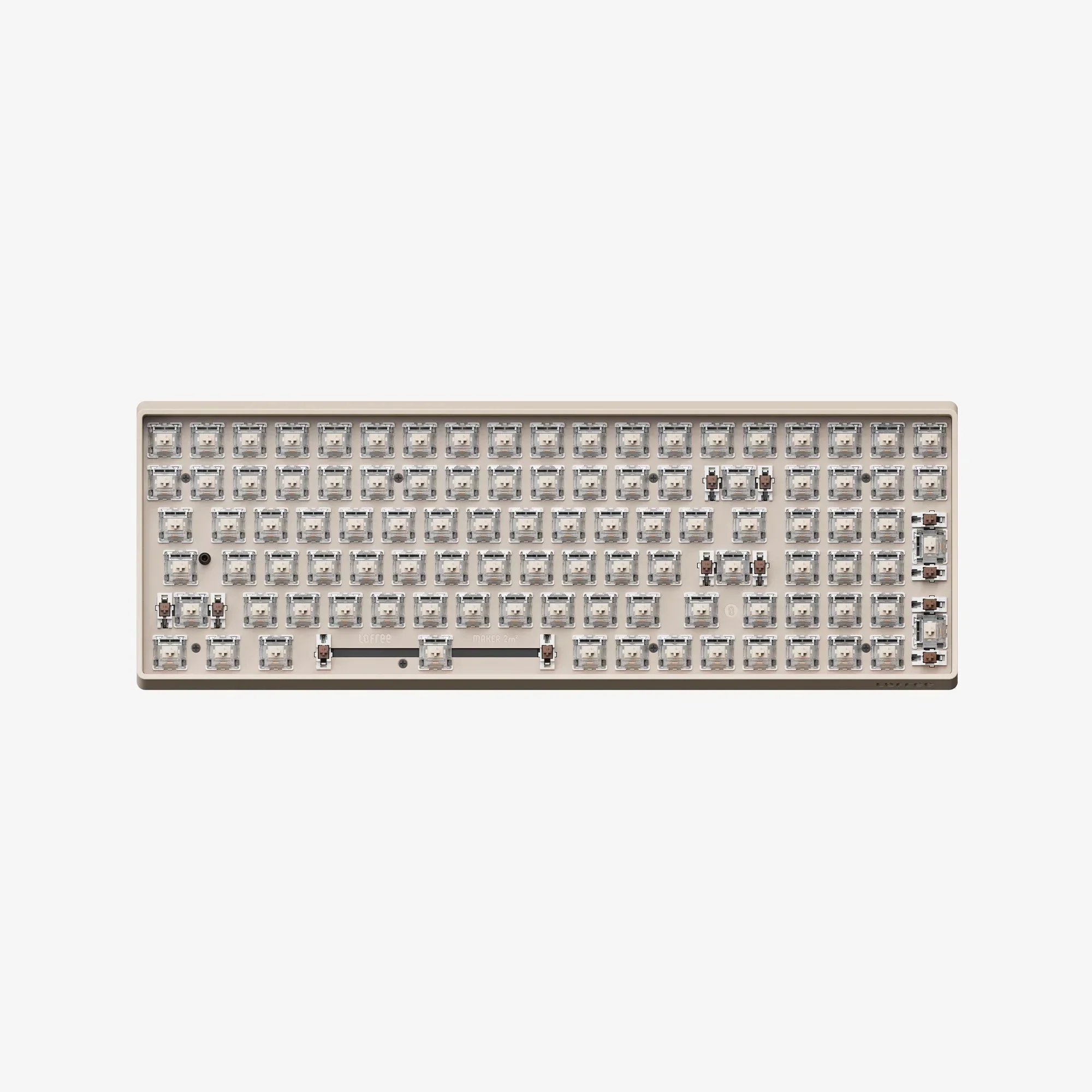 Lofree TOUCH 100 Triple Mode Hot-Swap Wireless Mechanical Keyboard Linear Switch - Tofu (OE913) - Image 8