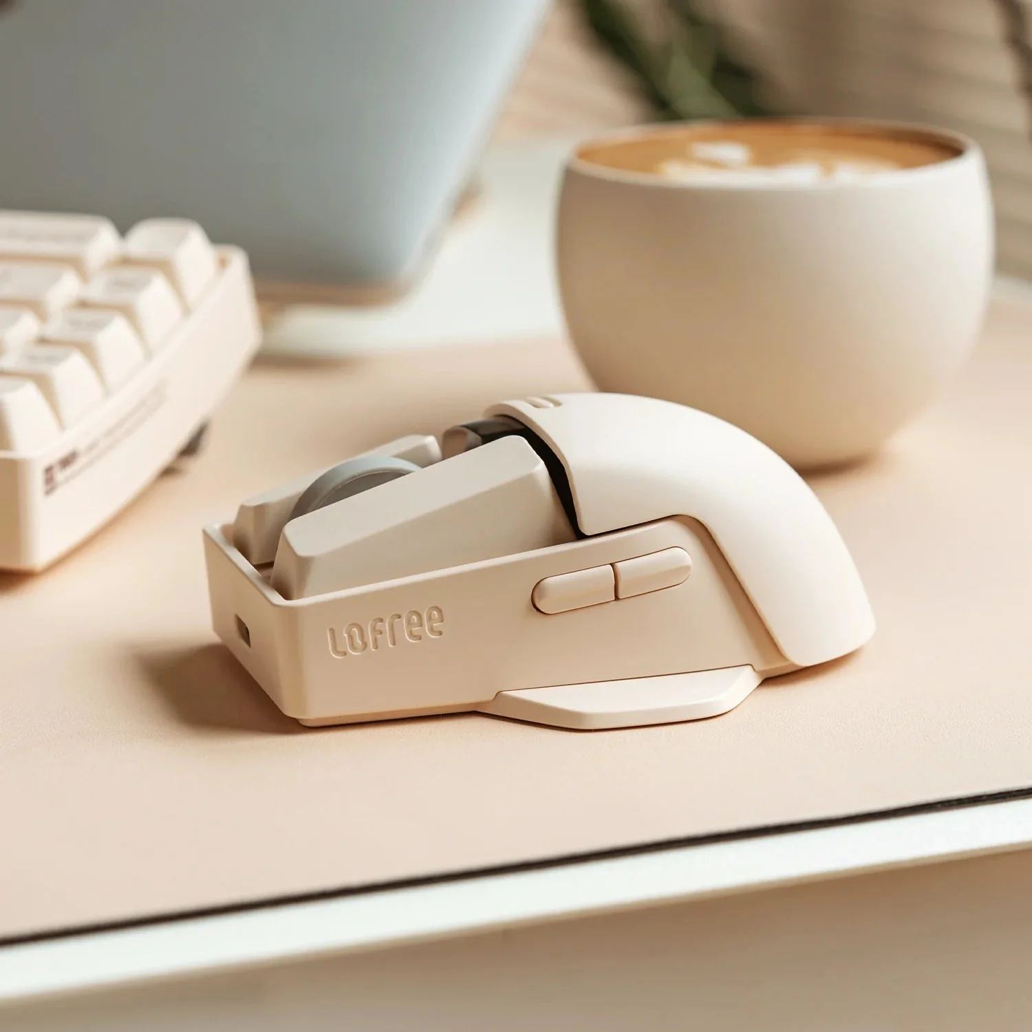 Lofree TOUCH PBT Wireless / Bluetooth / 2.4G Mouse - Image 6