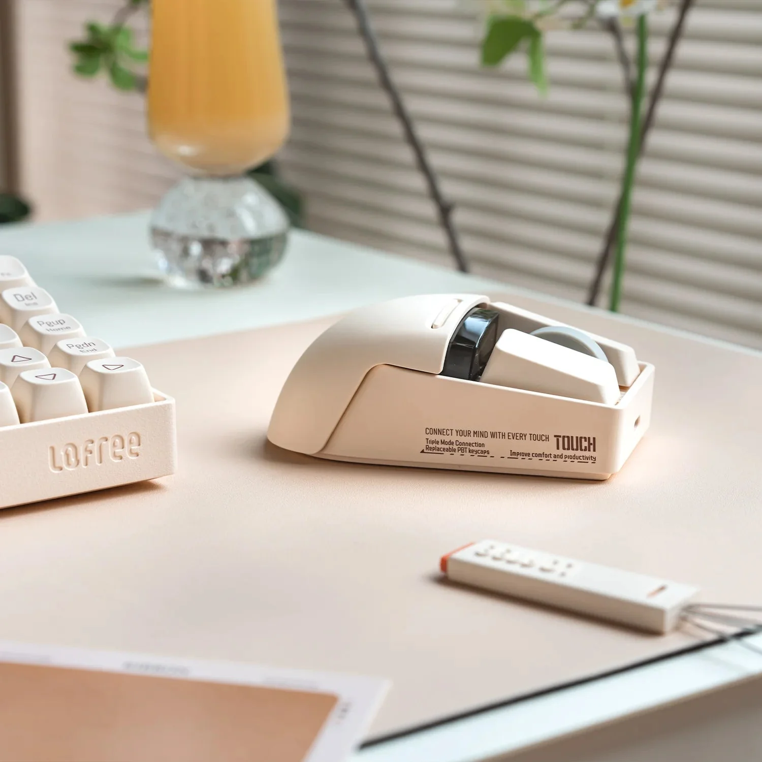 Lofree TOUCH PBT Wireless / Bluetooth / 2.4G Mouse - Image 7