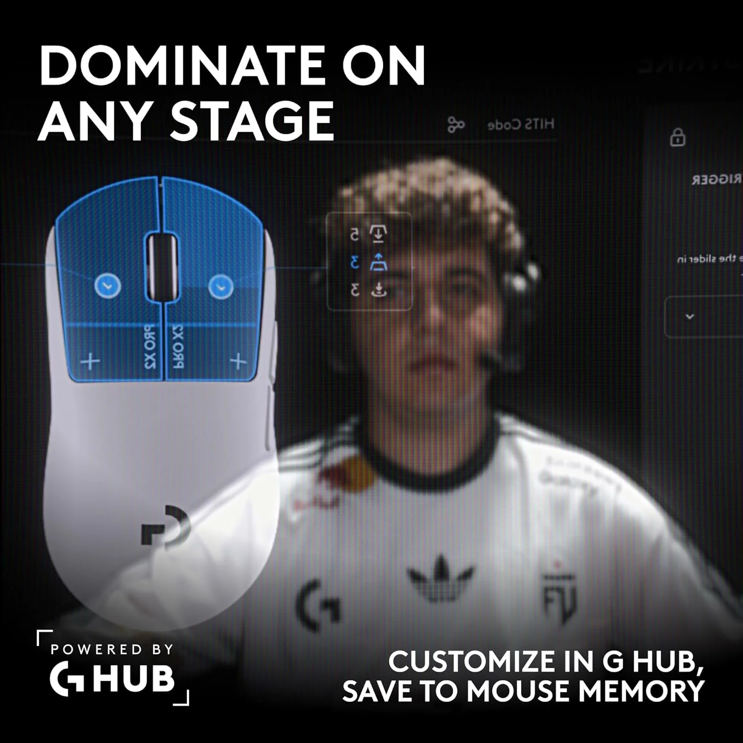 Logitech G PRO X2 SUPERSTRIKE LIGHTSPEED Gaming Mouse - Image 8