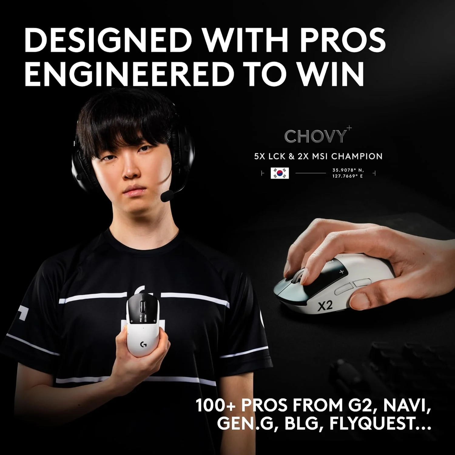 Logitech G PRO X2 SUPERSTRIKE LIGHTSPEED Gaming Mouse - Image 9
