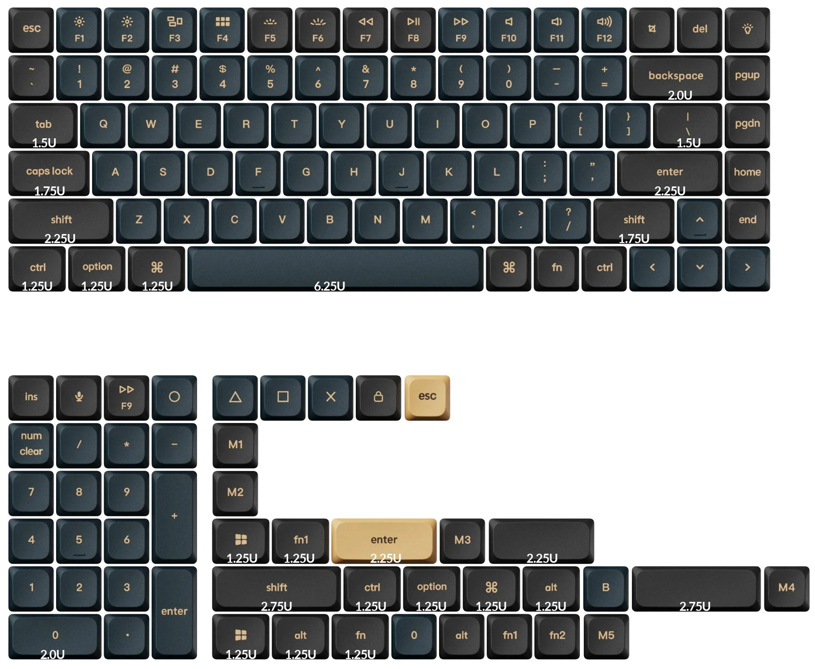 Keychron Low Profile Double Shot PBT LSA Keycap Set Version 2 - Image 5