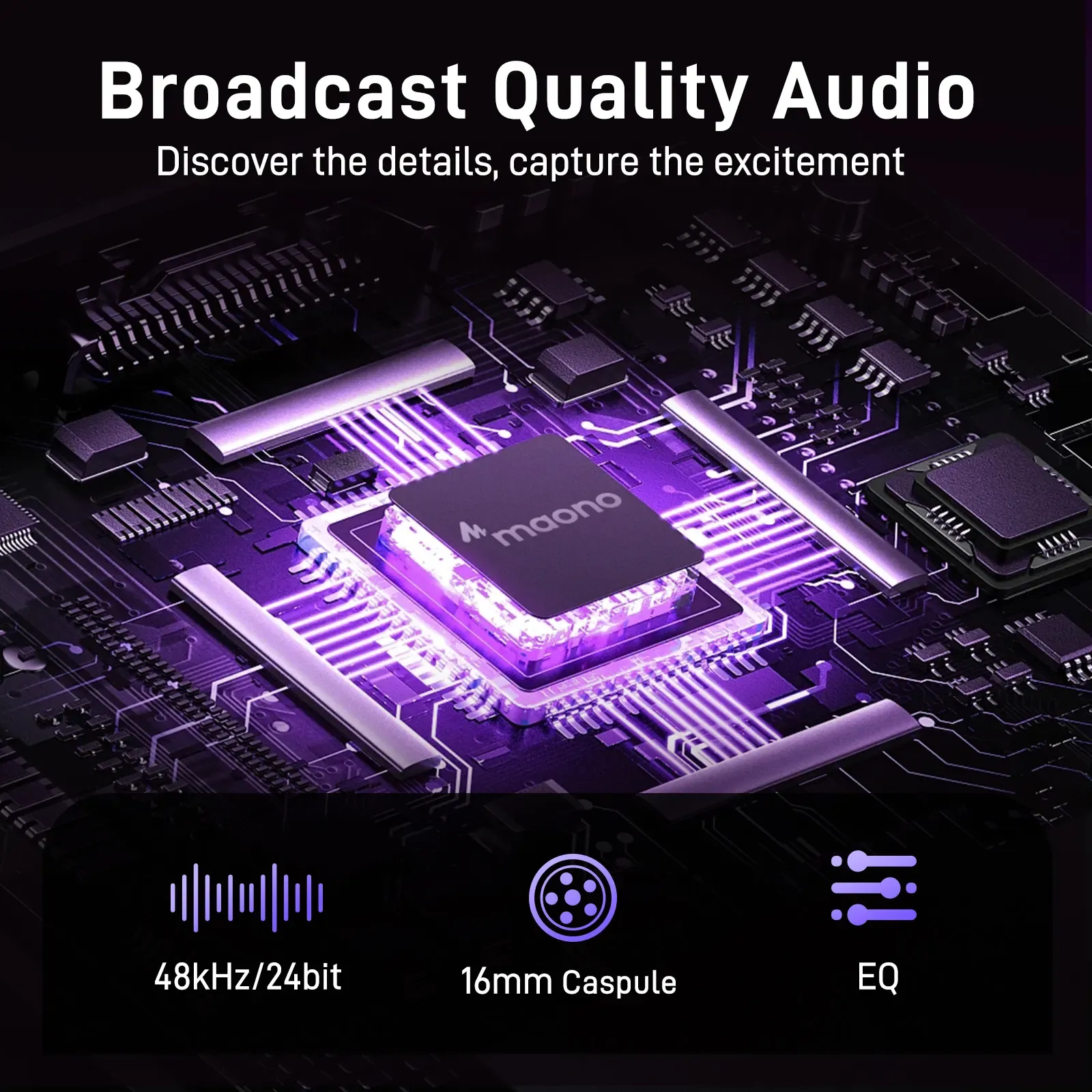 MAONO DM40 Pro USB/Wireless Gaming Desktop Microphone - Image 10
