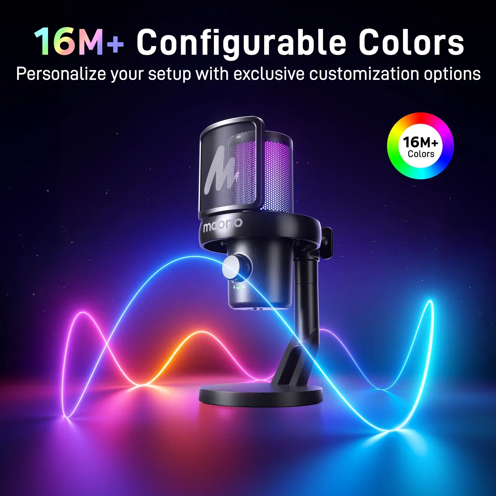 MAONO DM40 Pro USB/Wireless Gaming Desktop Microphone - Image 11