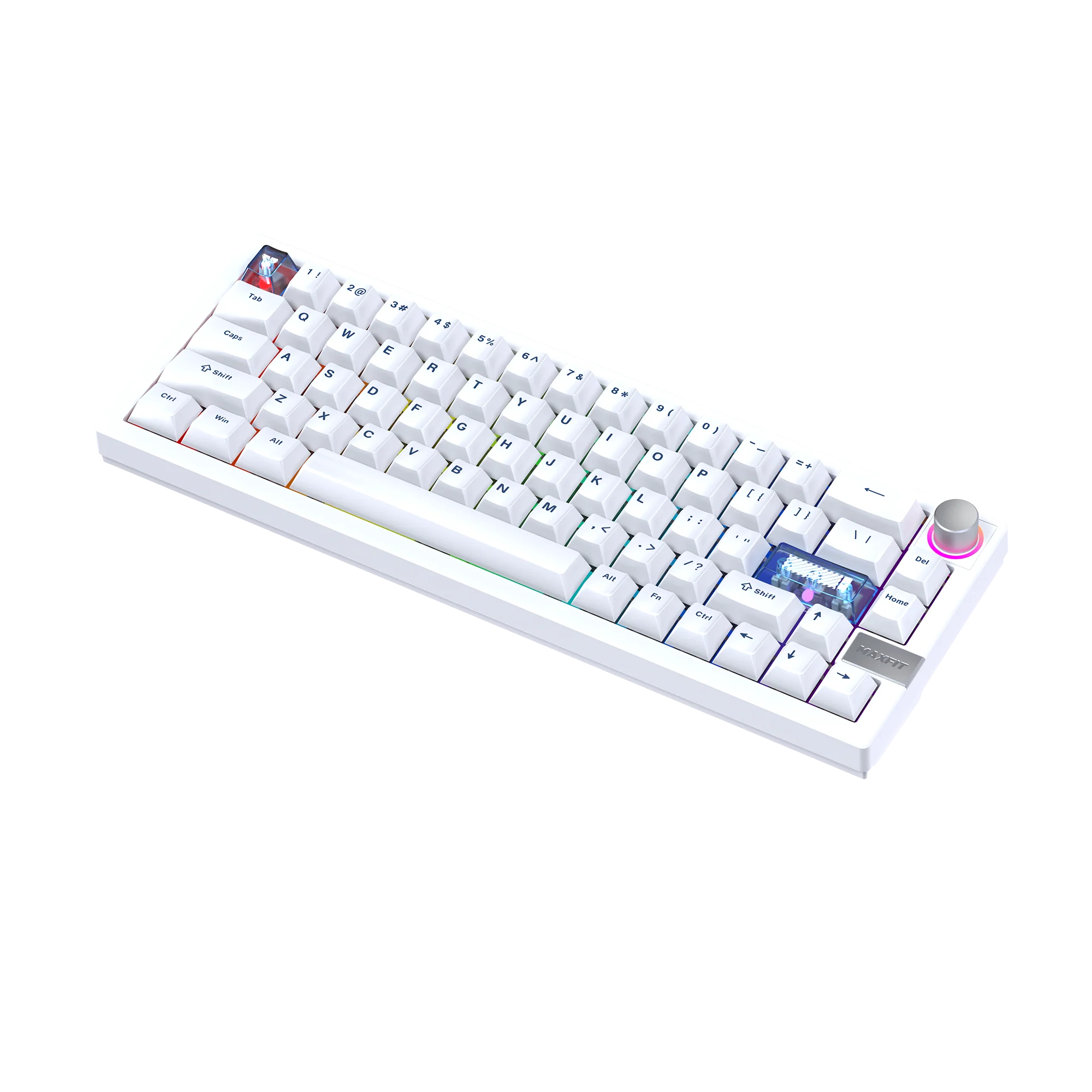 Fantech MAXFIT6 60% Hot-Swap QMK/VIA Wireless Mechanical Keyboard with Knob - Image 28
