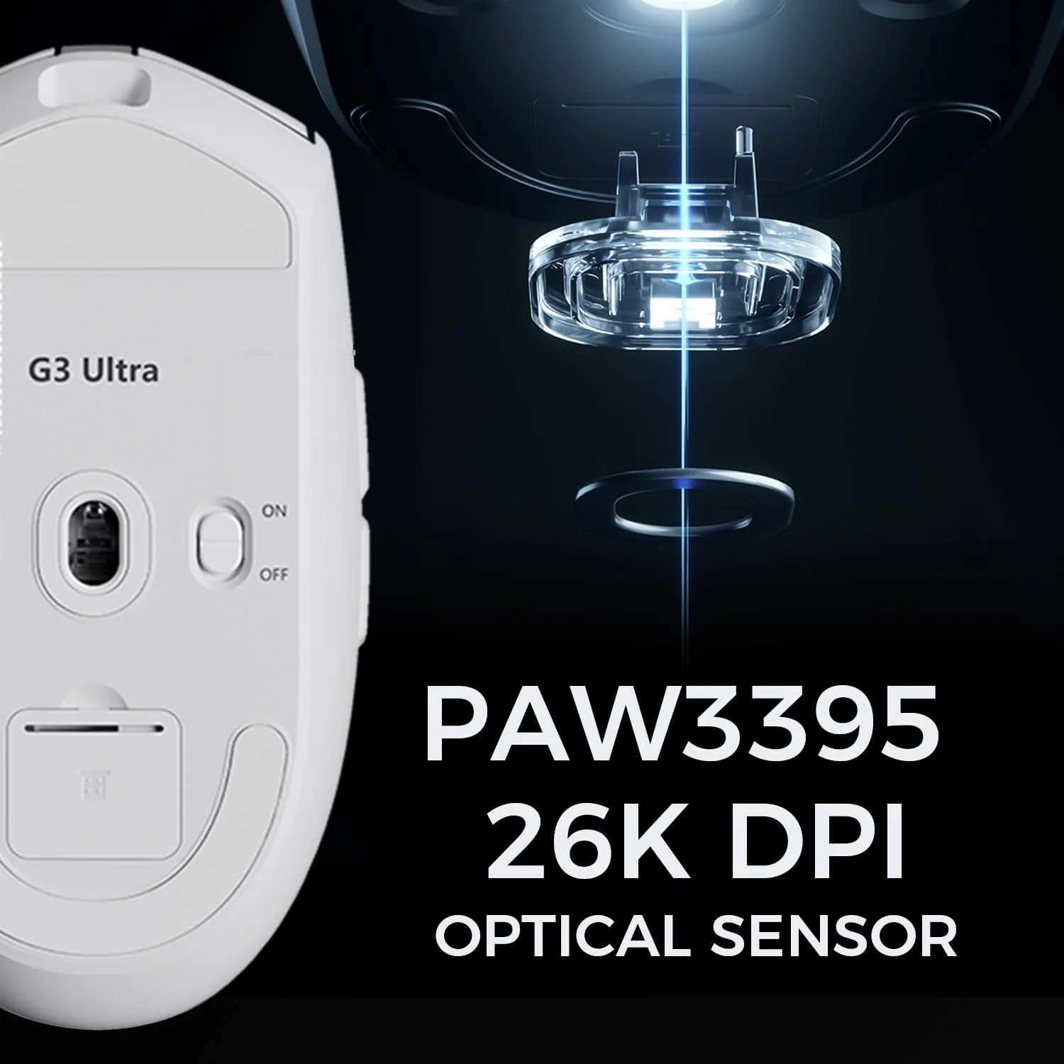 MCHOSE G3 Ultra Dual 8K Wireless Gaming Mouse - Image 6