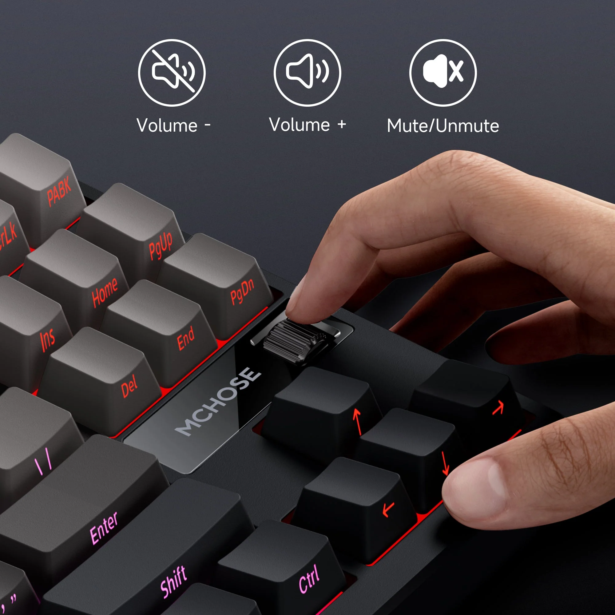 MCHOSE G87 Wireless Gasket Mount Custom Mechanical Keyboard - Image 8