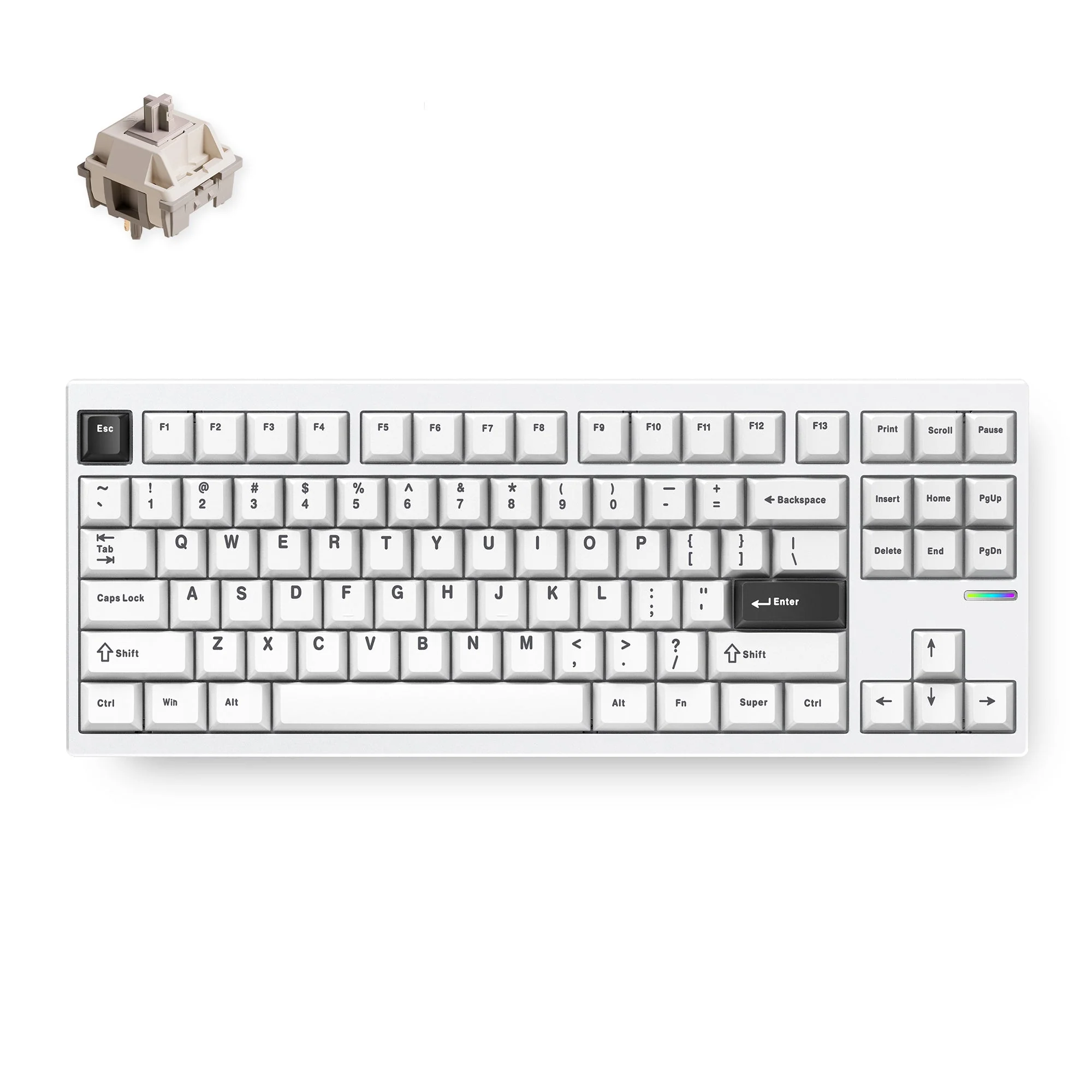 MCHOSE GX87 Ultra Gasket Mount 80% Layout Hot-Swap Wireless Aluminum Mechanical Keyboard - Image 7