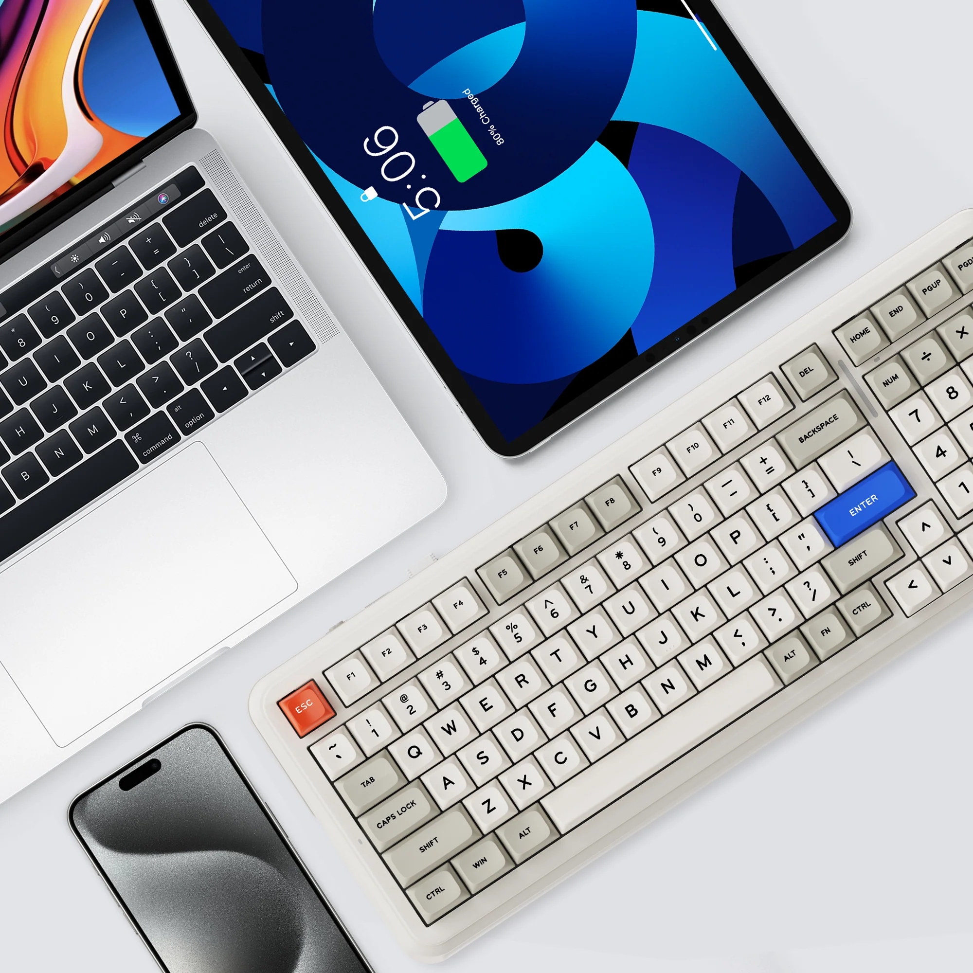 MCHOSE K99 V2 98% Hot-Swap Wireless Mechanical Keyboard - Image 10