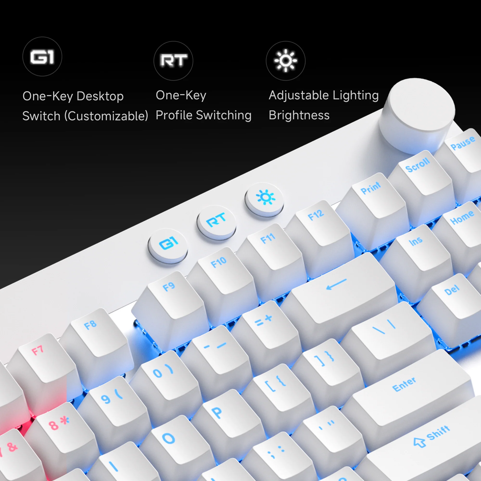 MCHOSE Mix 87 HE Hall Effect Magnetic 8K Wired Gaming Keyboard - Image 10