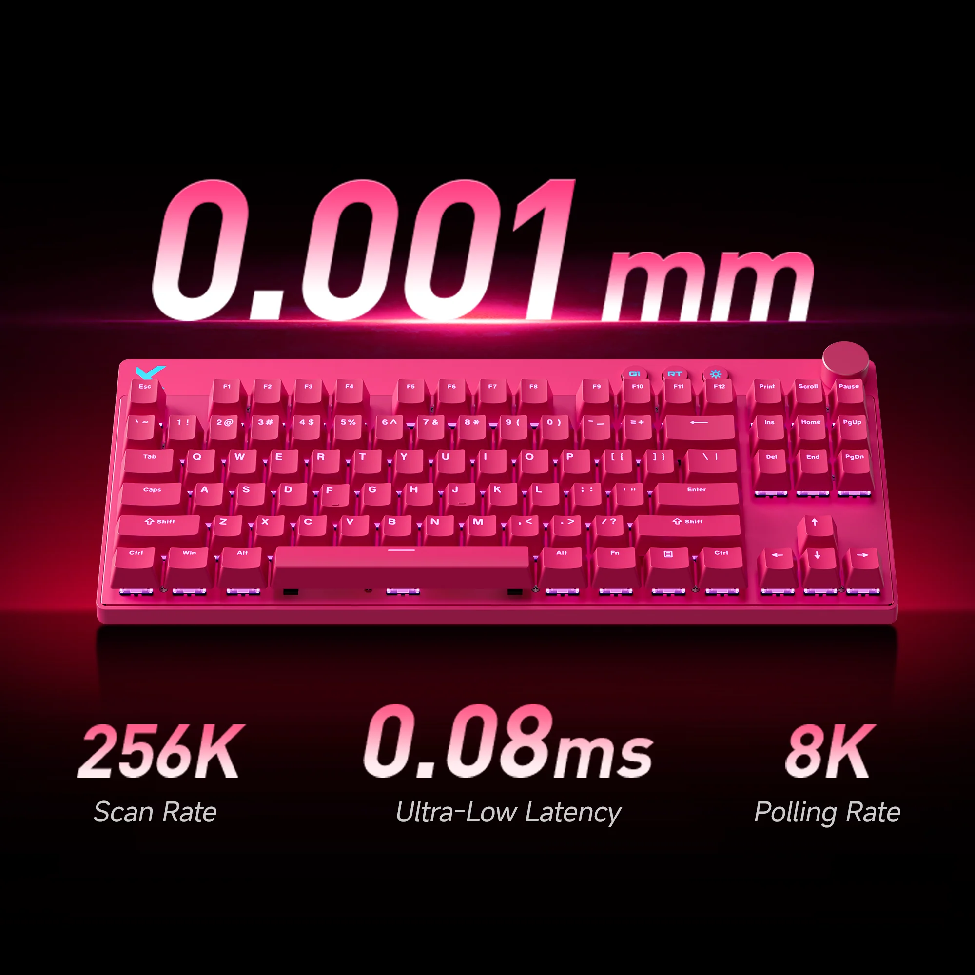 MCHOSE Mix 87 HE Hall Effect Magnetic 8K Wired Gaming Keyboard - Image 9