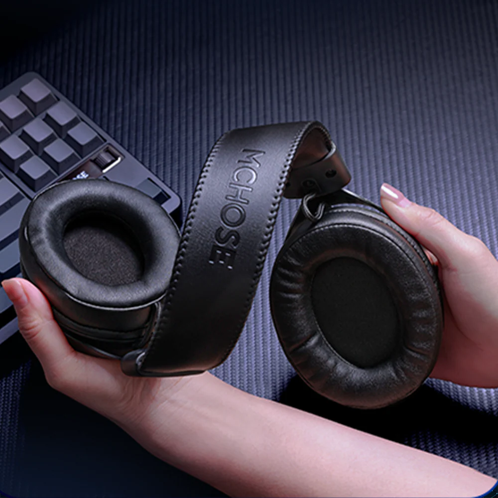 MCHOSE V9 Pro Wireless Gaming Headset with Noise Canceling Microphone - Image 9