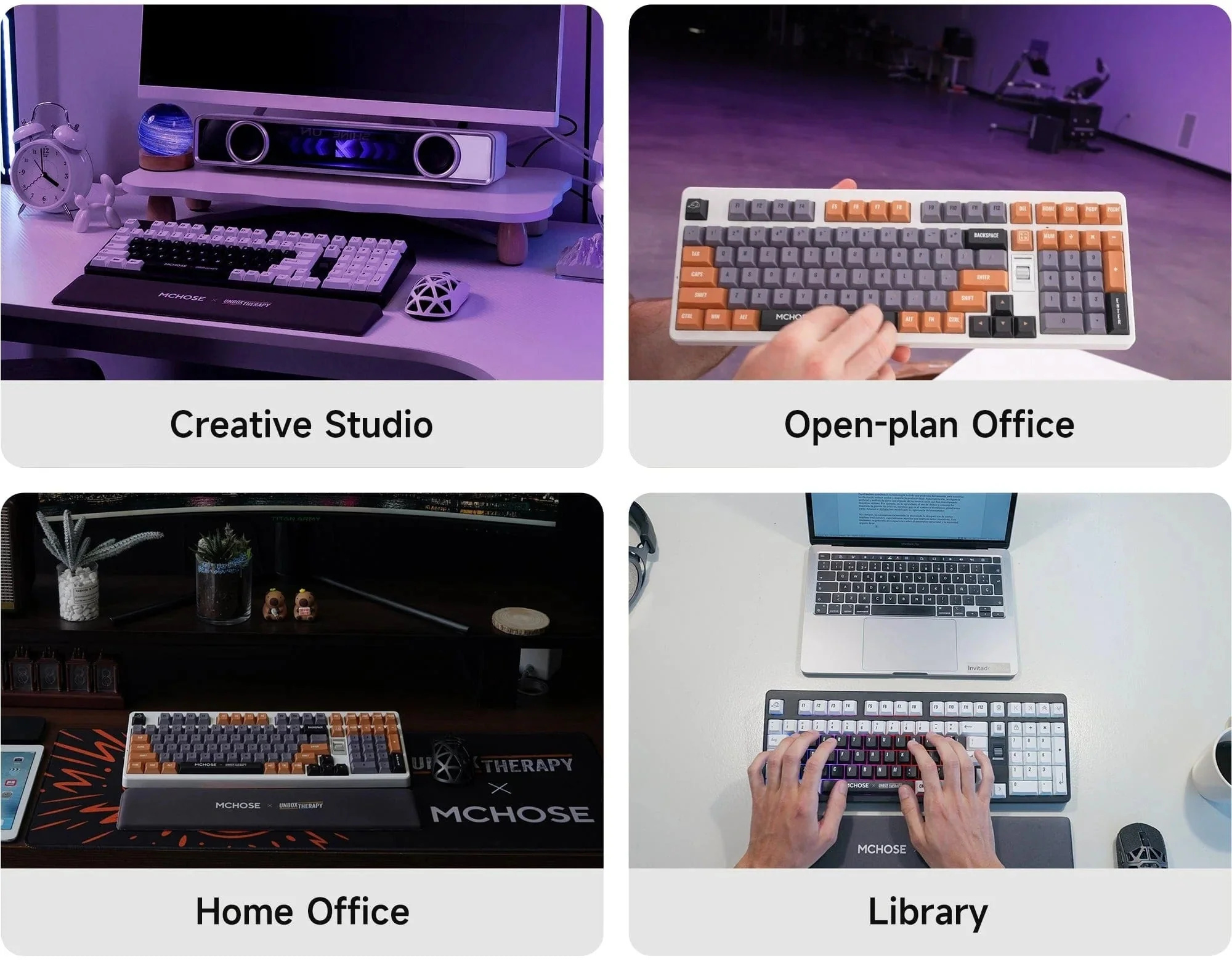 MCHOSE x Unbox Therapy UT98 Mechanical Wireless Silent Keyboard - Image 11