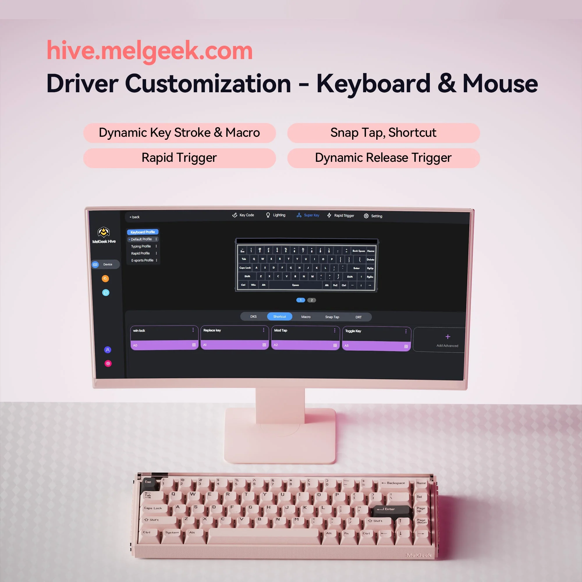 MelGeek MADE68 Pro Magnetic Custom Gaming HE Keyboard - Image 11