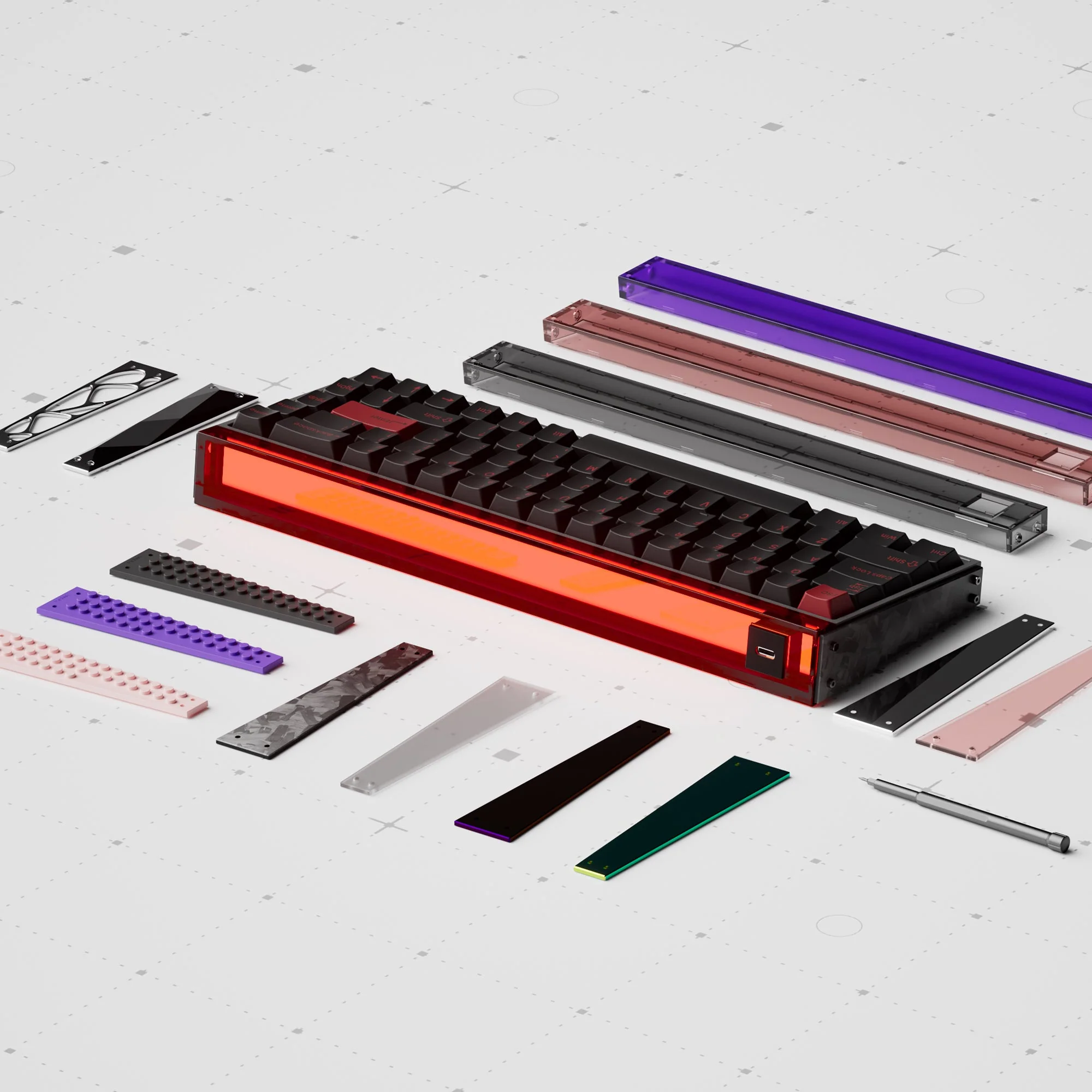 MelGeek MADE68 Ultra Aluminum Custom Gaming Magnetic HE Keyboard - Image 20
