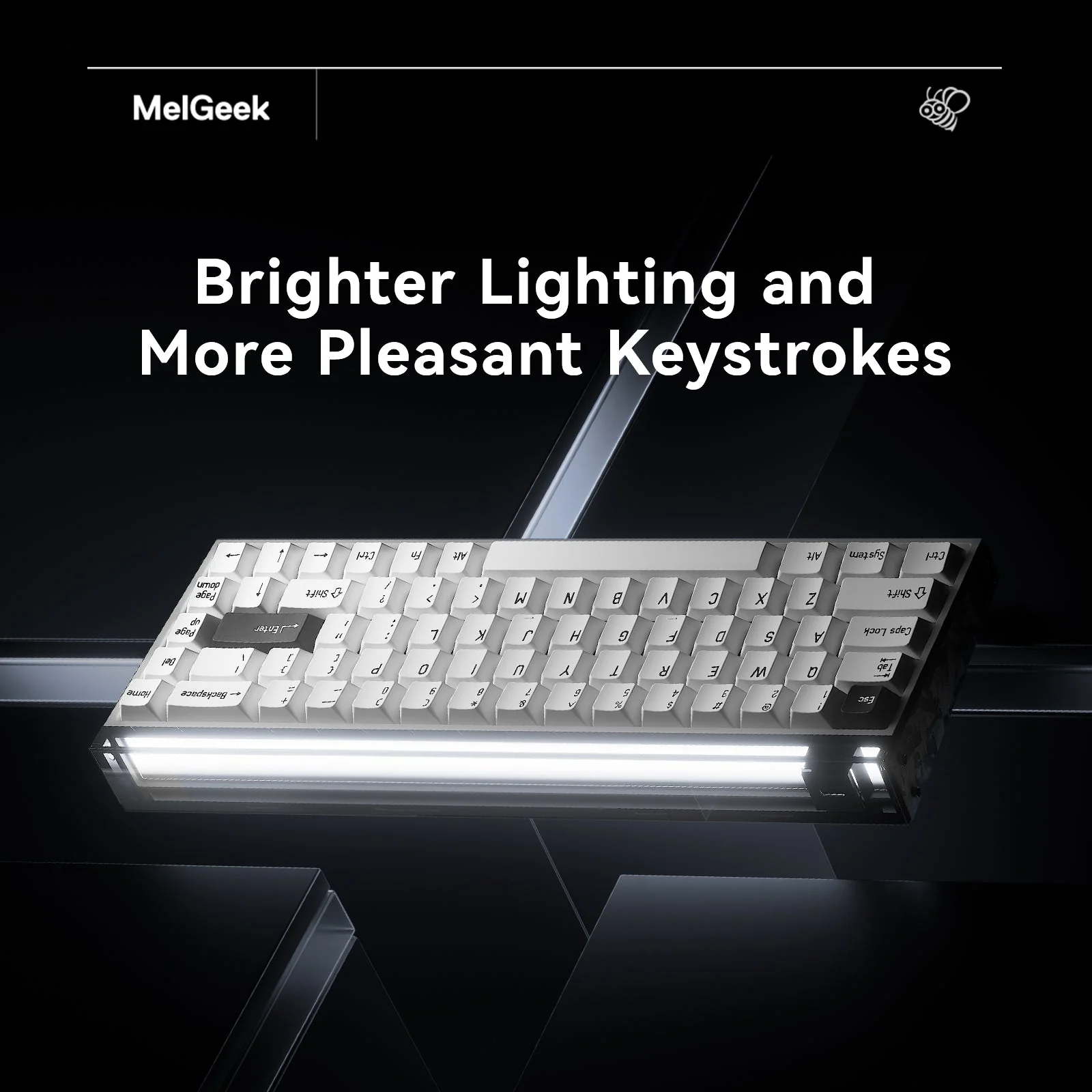 MelGeek MADE68 Ultra+ Wired Aluminum Custom Gaming HE Keyboard - Image 6