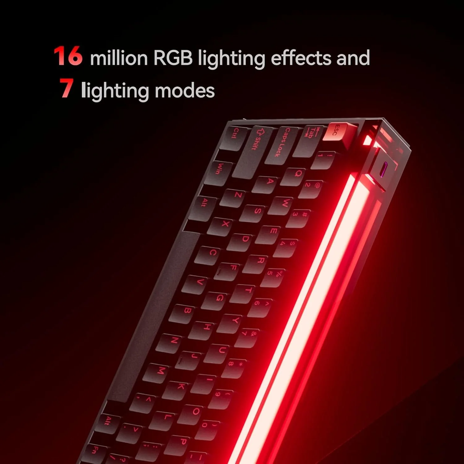 MelGeek MADE68 Ultra+ Wired Aluminum Custom Gaming HE Keyboard - Image 7