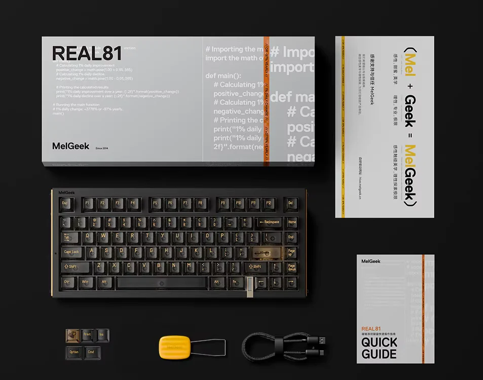 MelGeek REAL81 Custom Gaming Magnetic HE Keyboard - Image 7