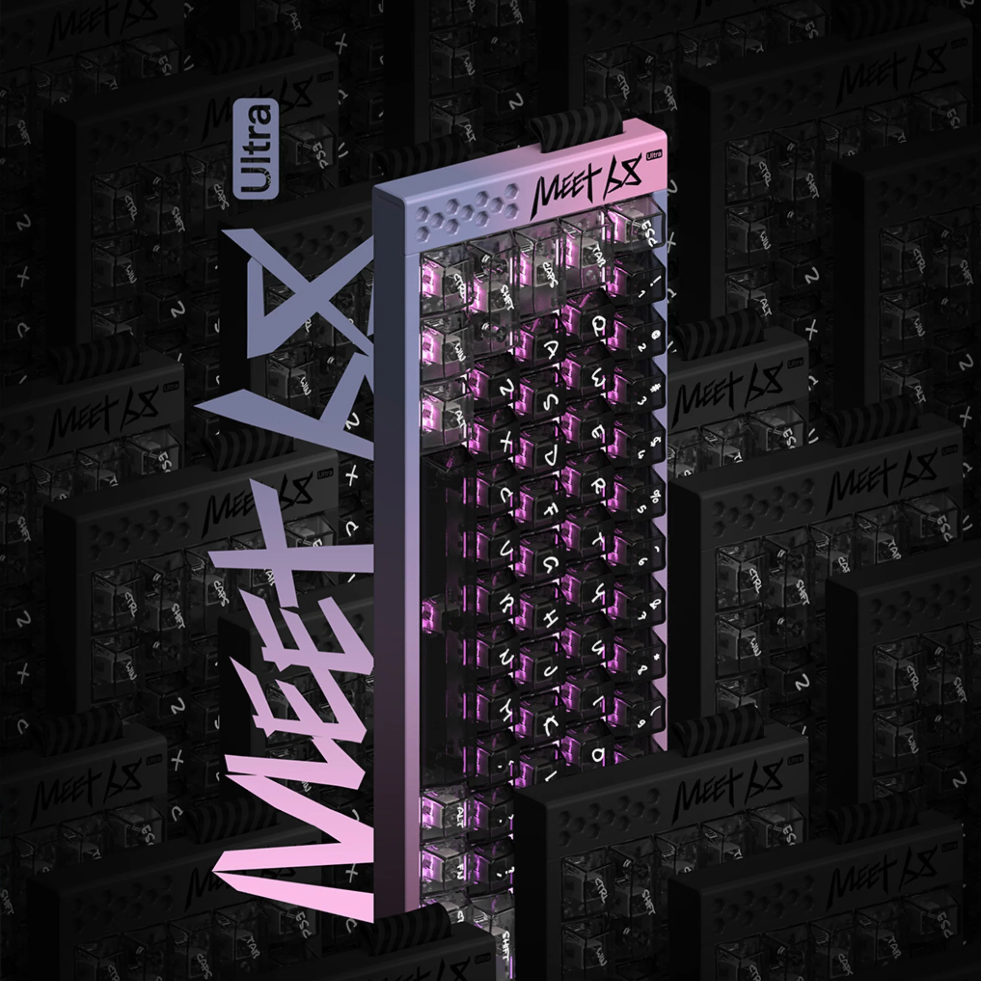 Mikit Meet68 Ultra Hall Effect 8K RGB Wired Gaming Keyboard - Image 7