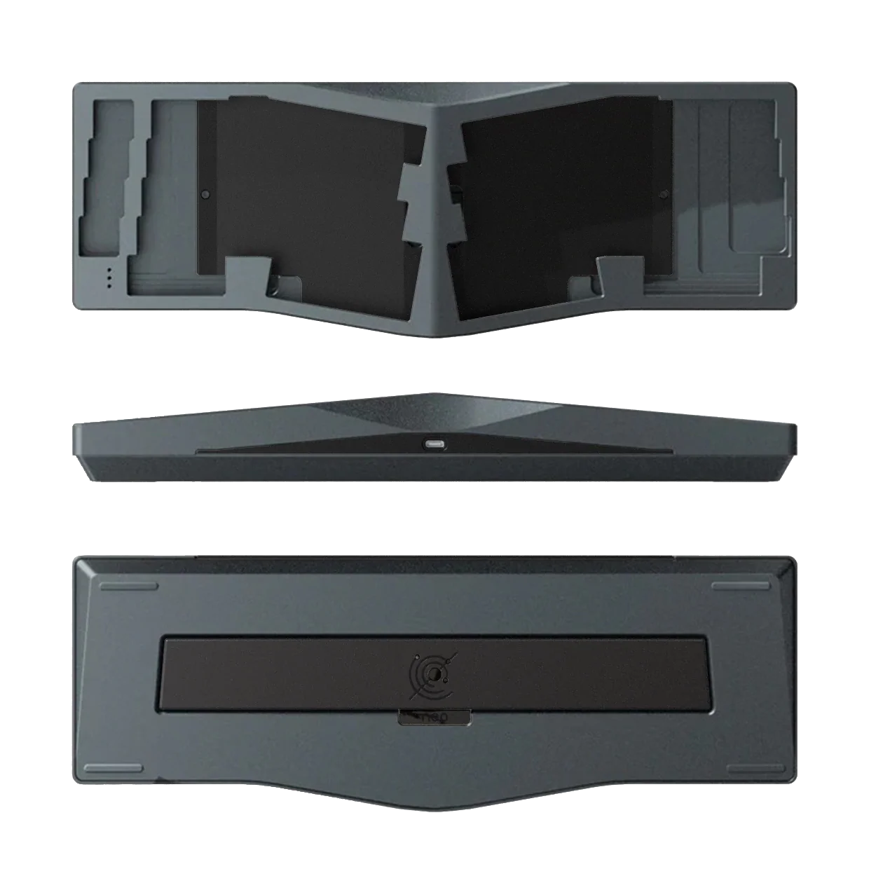 Neo Studio Neo Ergo Custom Ergonomic Mechanical Keyboard with Cherry Wood Wrist Rest - Image 5