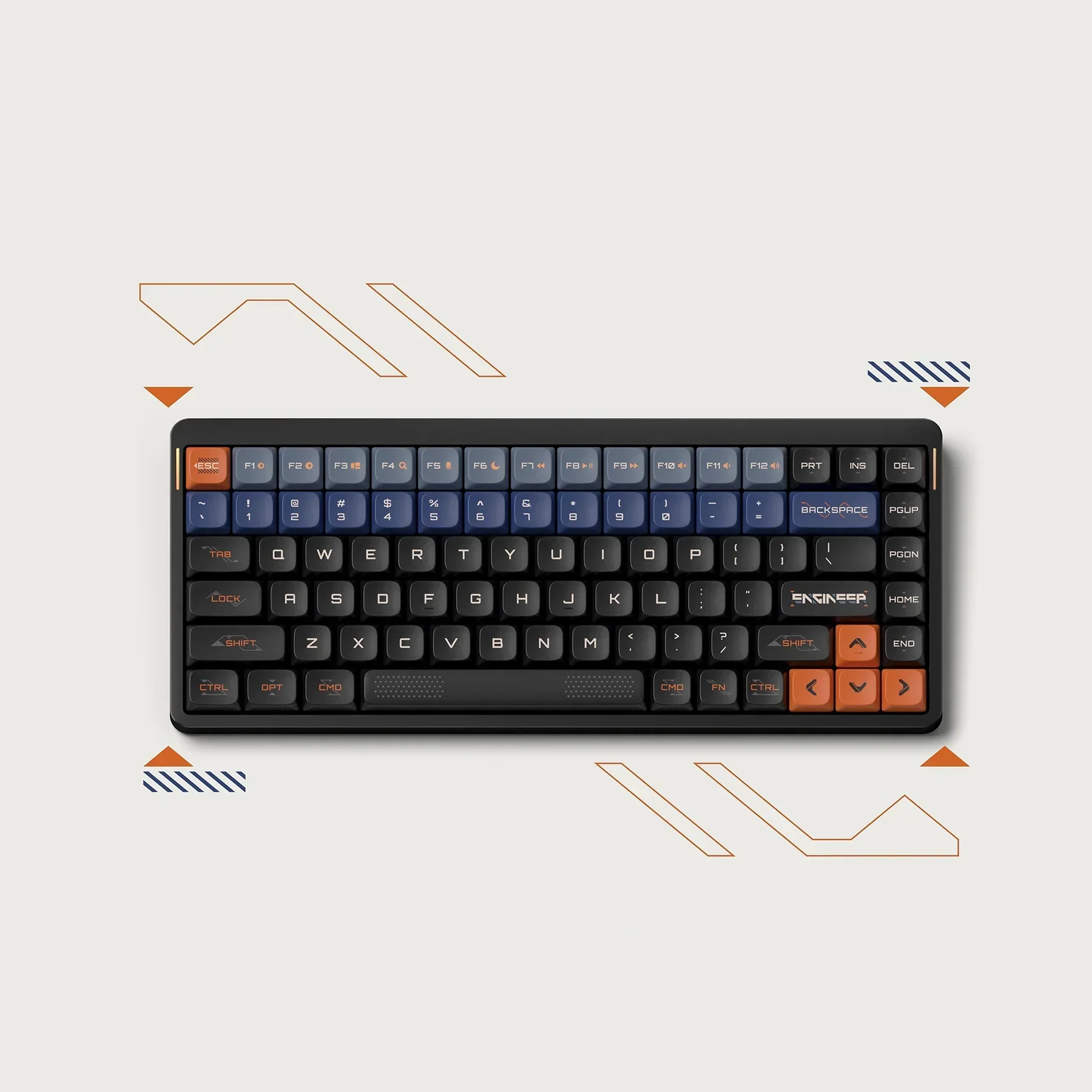 Nuphy x Keytok Low-Profile Space Engineer nSA Dye-sub PBT Keycaps - Image 7