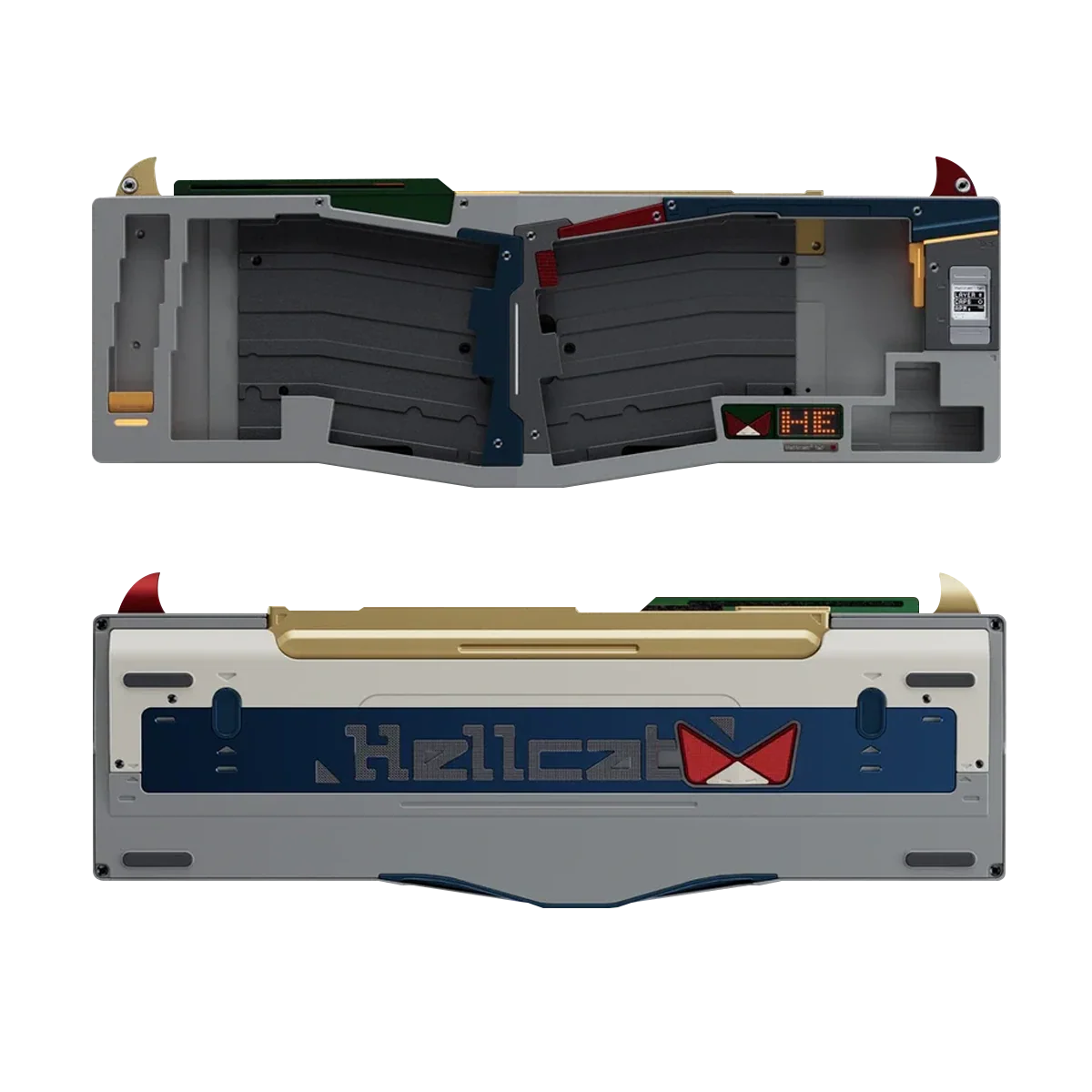 OwLab Hellcat Alice Mech-01 Wired Ergonomic Keyboard - Image 4