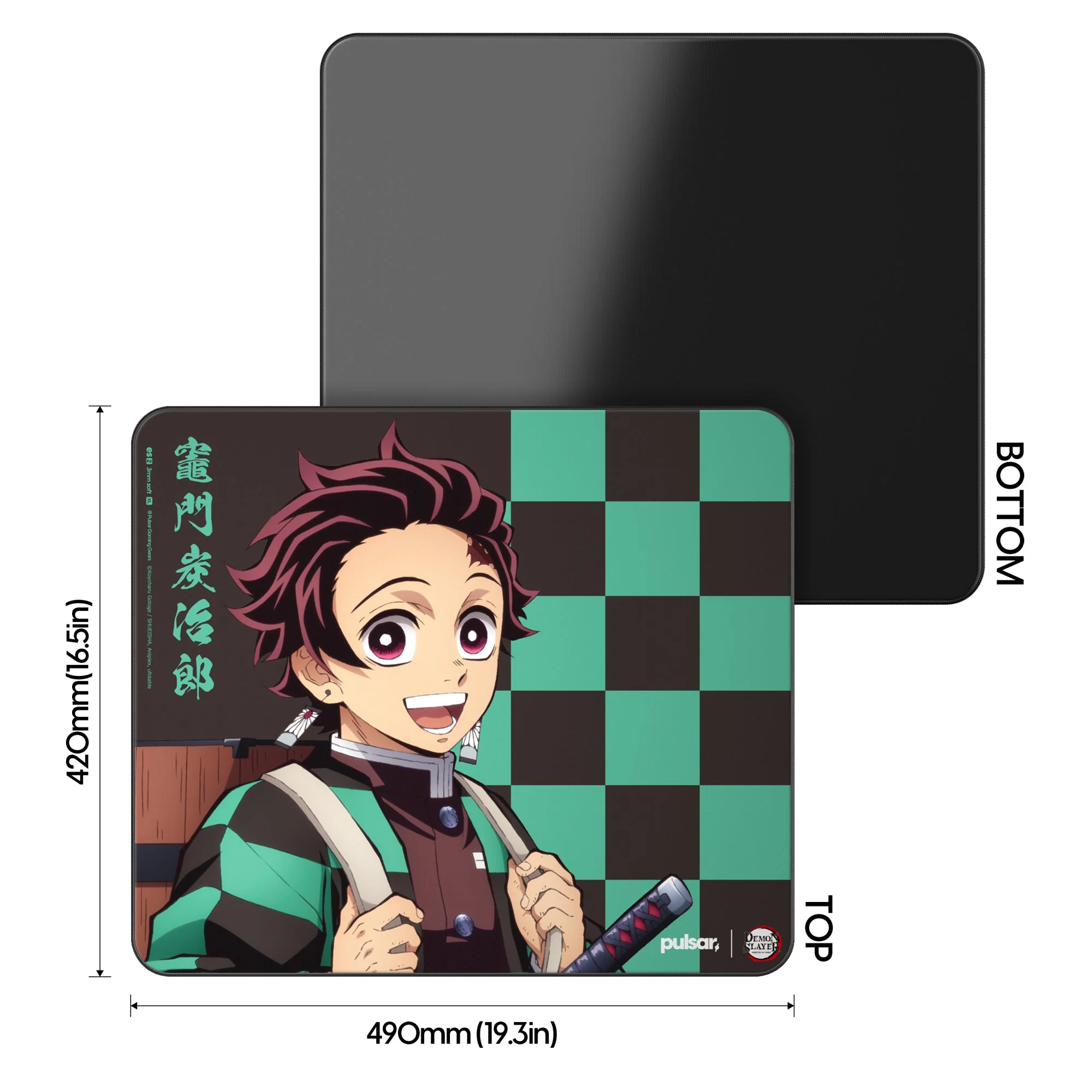 Pulsar ES2 eSports 490x420x3mm XL Mouse Pad - Tanjiro Edition - Image 7