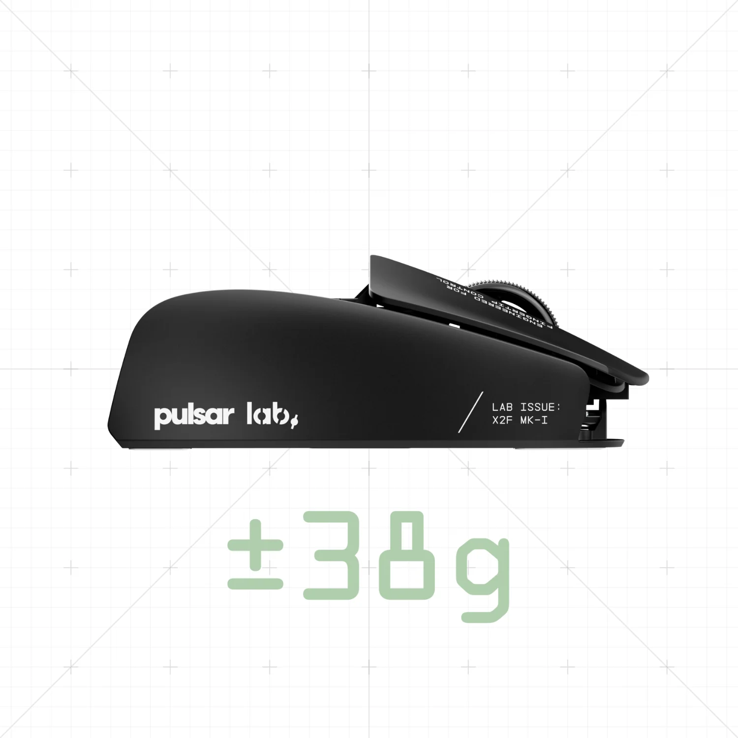 Pulsar Lab X2F 8K Wireless Gaming Mouse (Black) - Image 5
