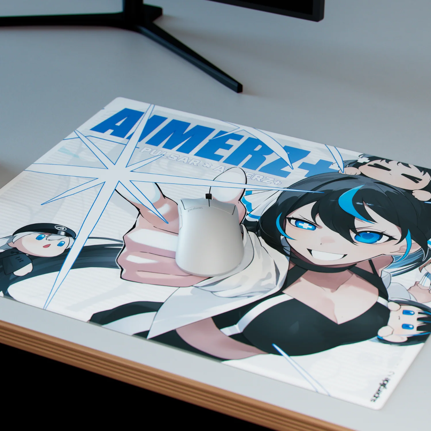 Pulsar Superglide v2 Glass 490x420x1.5mm XL Mouse Pad - Aimerz Yui Edition - Image 4