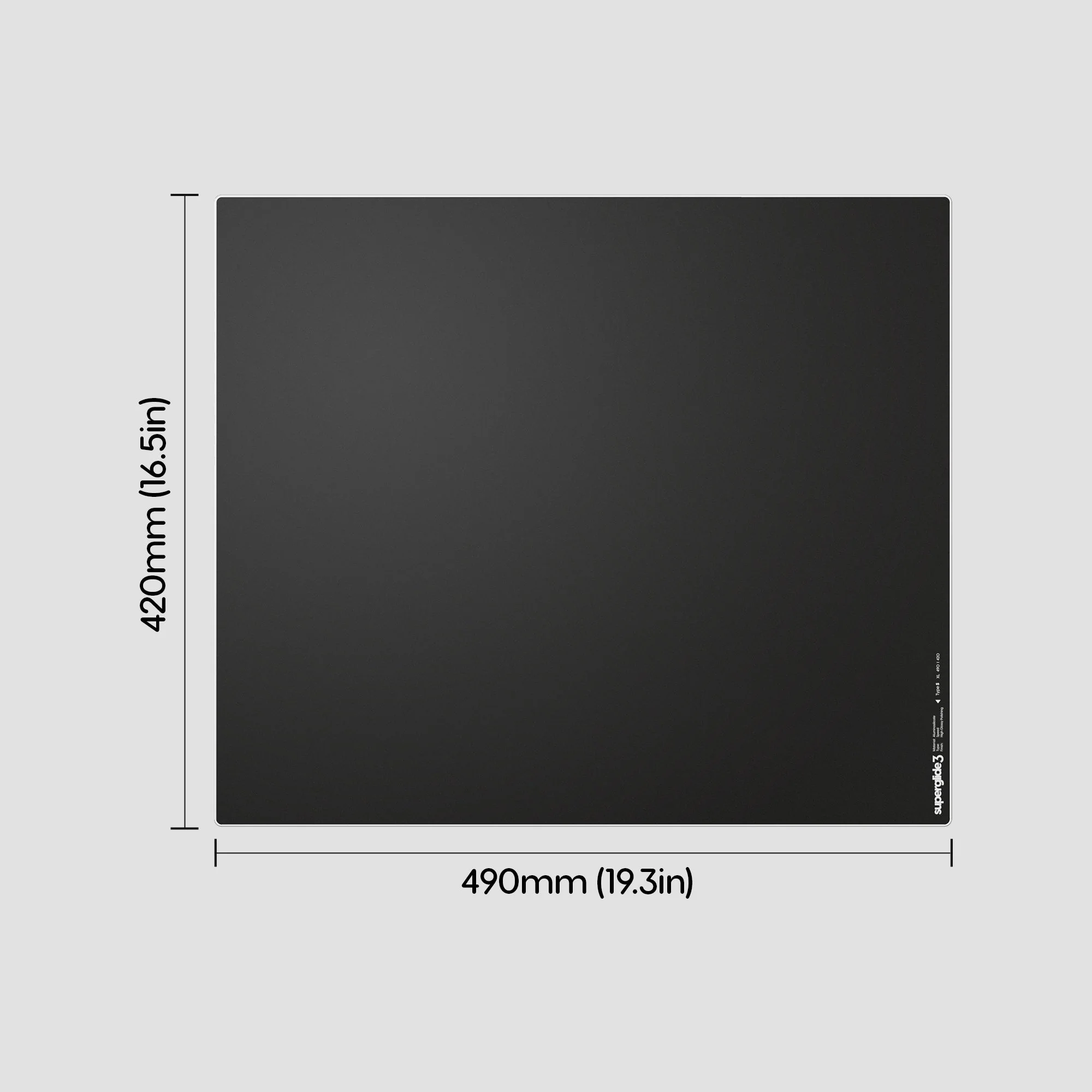 Pulsar Superglide v3 490x420x1.5mm XL Glass Mouse Pad Type S - Image 6