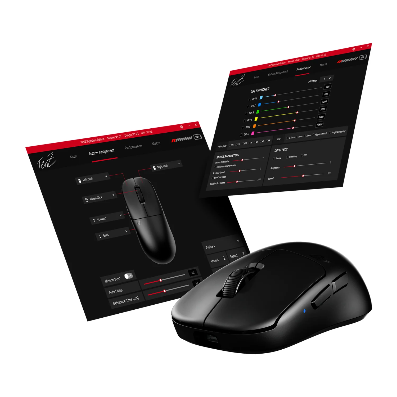 Pulsar TenZ Signature Edition 8K 47g Lightweight Wireless Gaming Mouse - Image 6