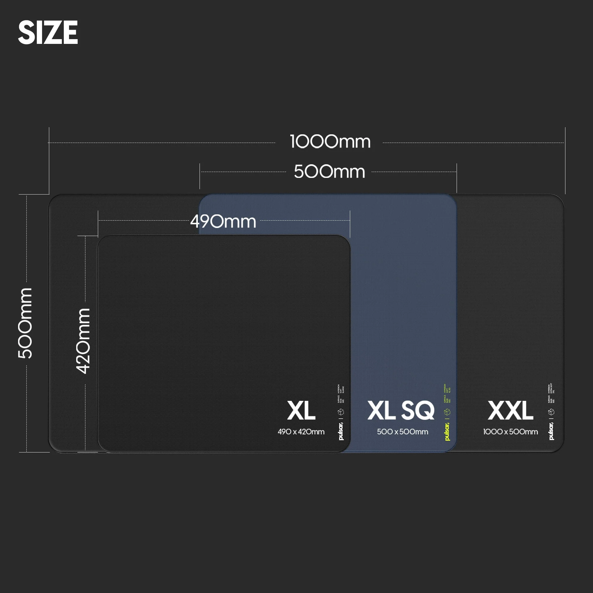 Pulsar x LGG Hyperion XL 490x420x4mm Gaming Mousepad - SOFT - Image 5