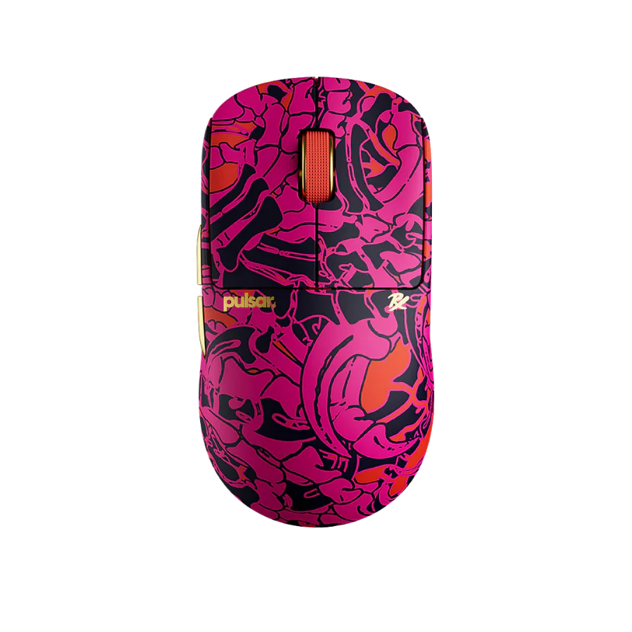 Pulsar X2 CrazyLight 8K 36g Ultra-Lightweight Wireless Gaming Mouse - PRX Pacific Gold Edition