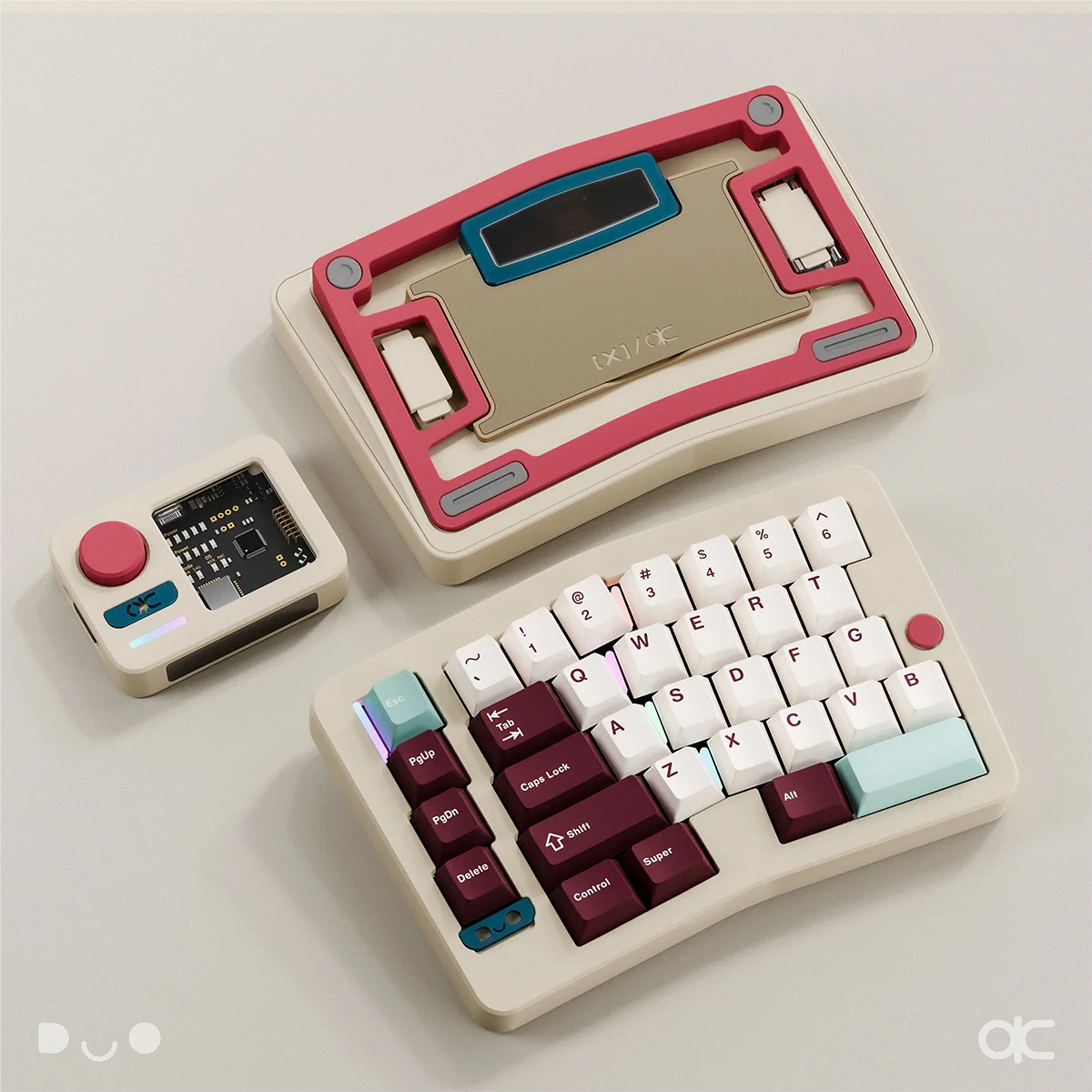 Qwertykeys QK Alice Duo Split Wireless Mechanical Keyboard Base with Wrist Rest - Image 4