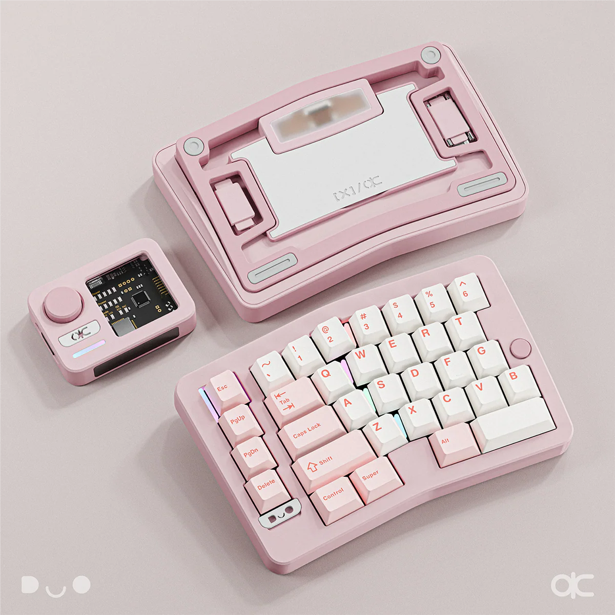 Qwertykeys QK Alice Duo Split Wireless Mechanical Keyboard Base with Wrist Rest - Image 6