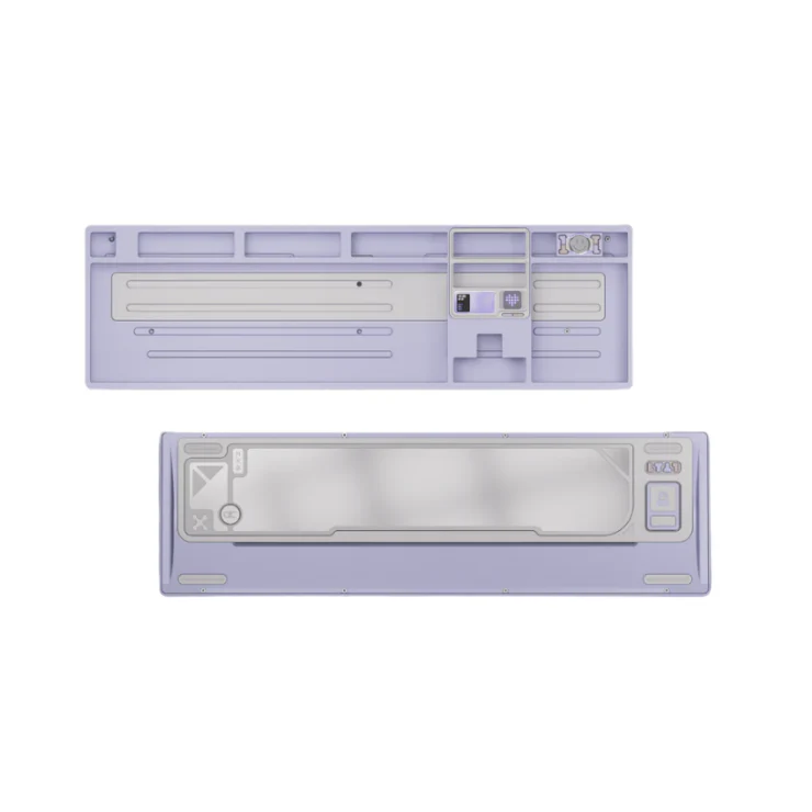 Qwertykeys QK101 Custom Wireless Mechanical Keyboard Barebone (WK Layout) (1.2mm Tri-mode Flex-cut Hotswap PCB) (Per-key RGB) (FR4 plate without cushion) (PCB-stab) - Image 11