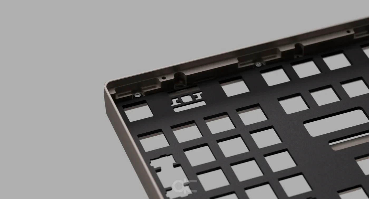 Qwertykeys QK101 Custom Wireless Mechanical Keyboard Barebone (WK Layout) (1.2mm Tri-mode Flex-cut Hotswap PCB) (Per-key RGB) (FR4 plate without cushion) (PCB-stab) - Image 7