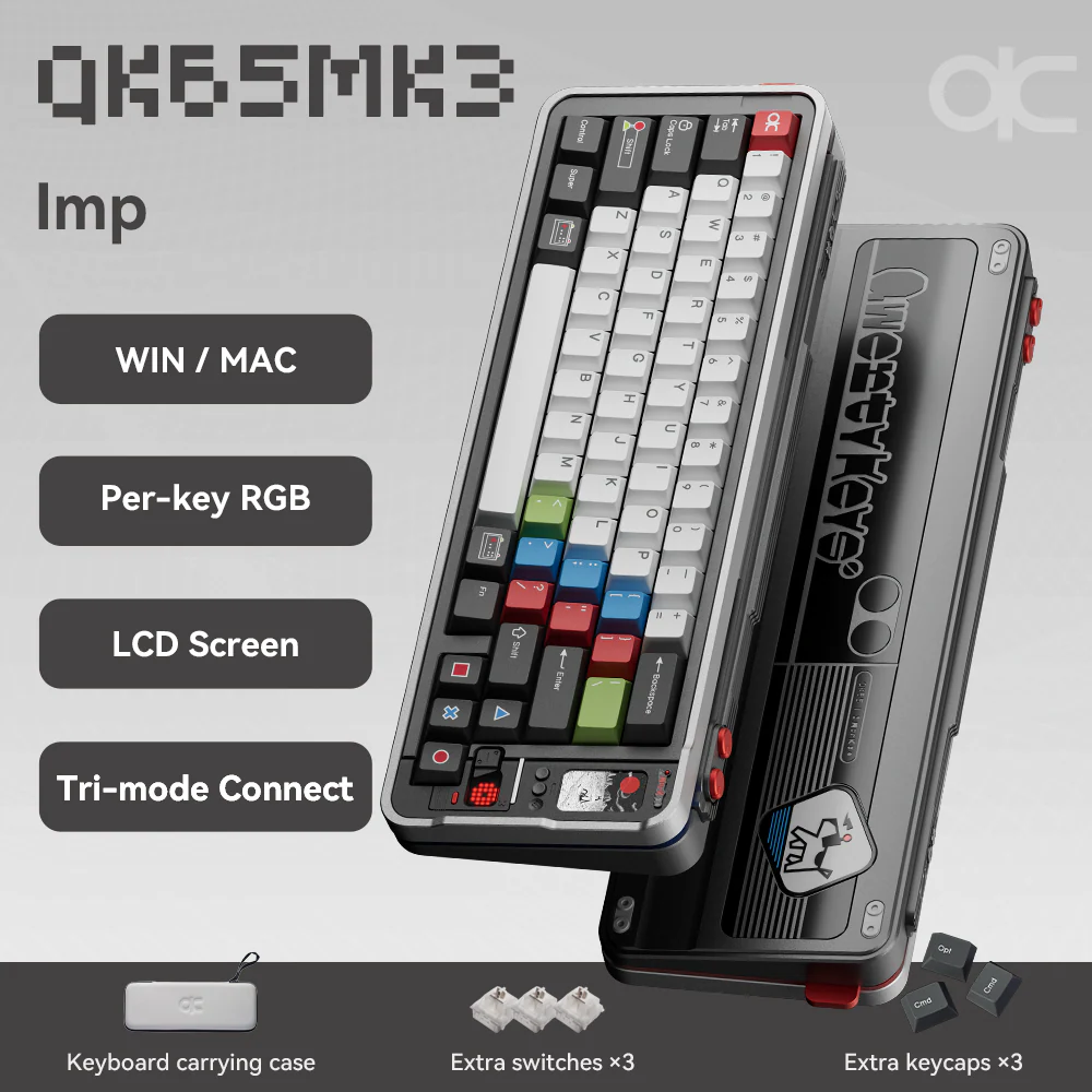 Qwertykeys QK65 Mk3 Prebuilt Wireless Mechanical Keyboard - Image 9