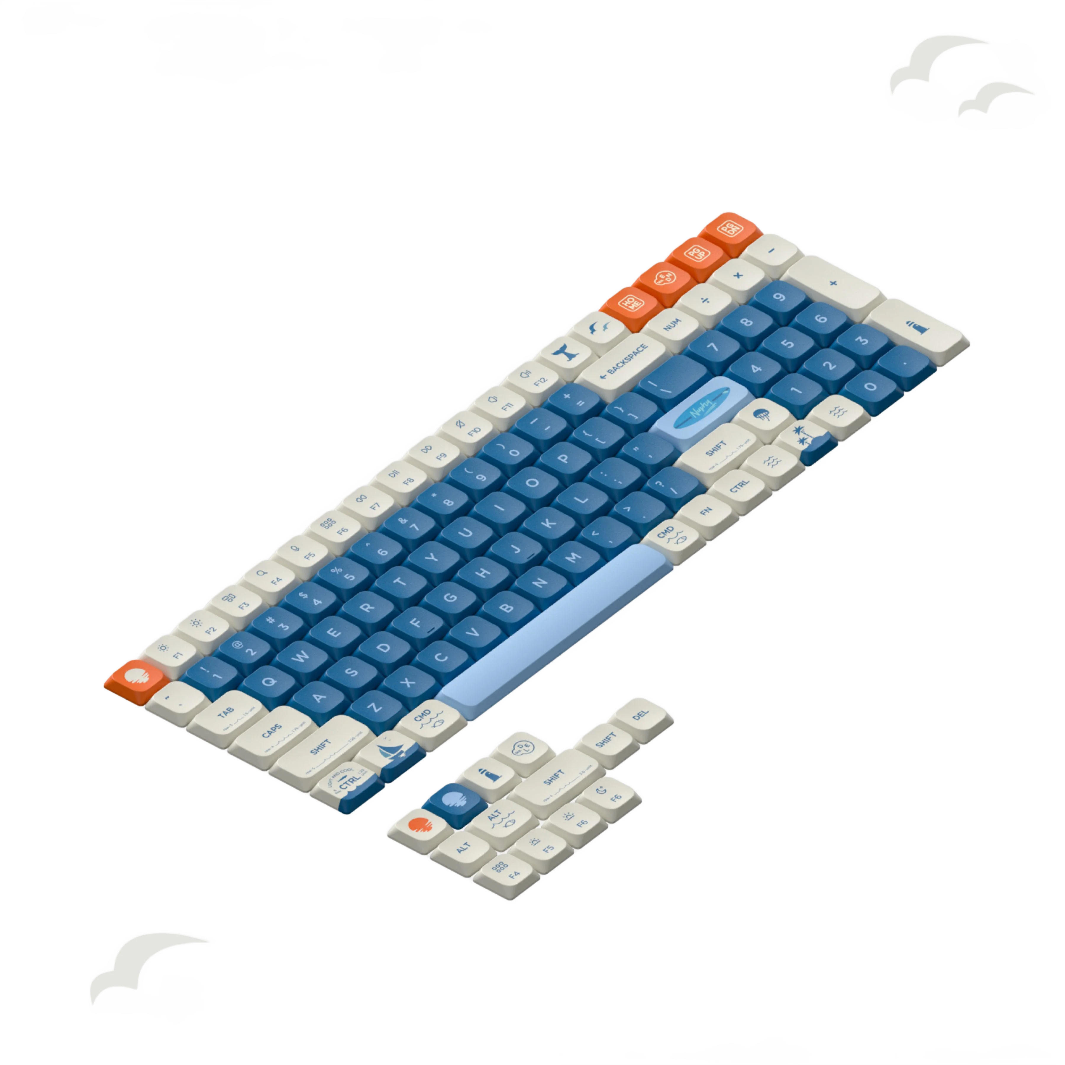 NuPhy Shiokaze nSA Dye-sub PBT Keycaps