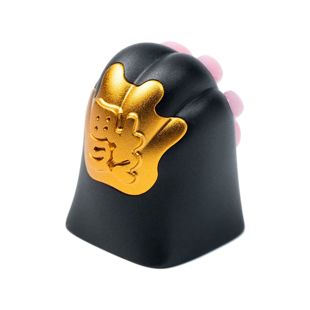 Silicone Kitty Paw Aluminum Alloy Artisan Keycap - Image 2