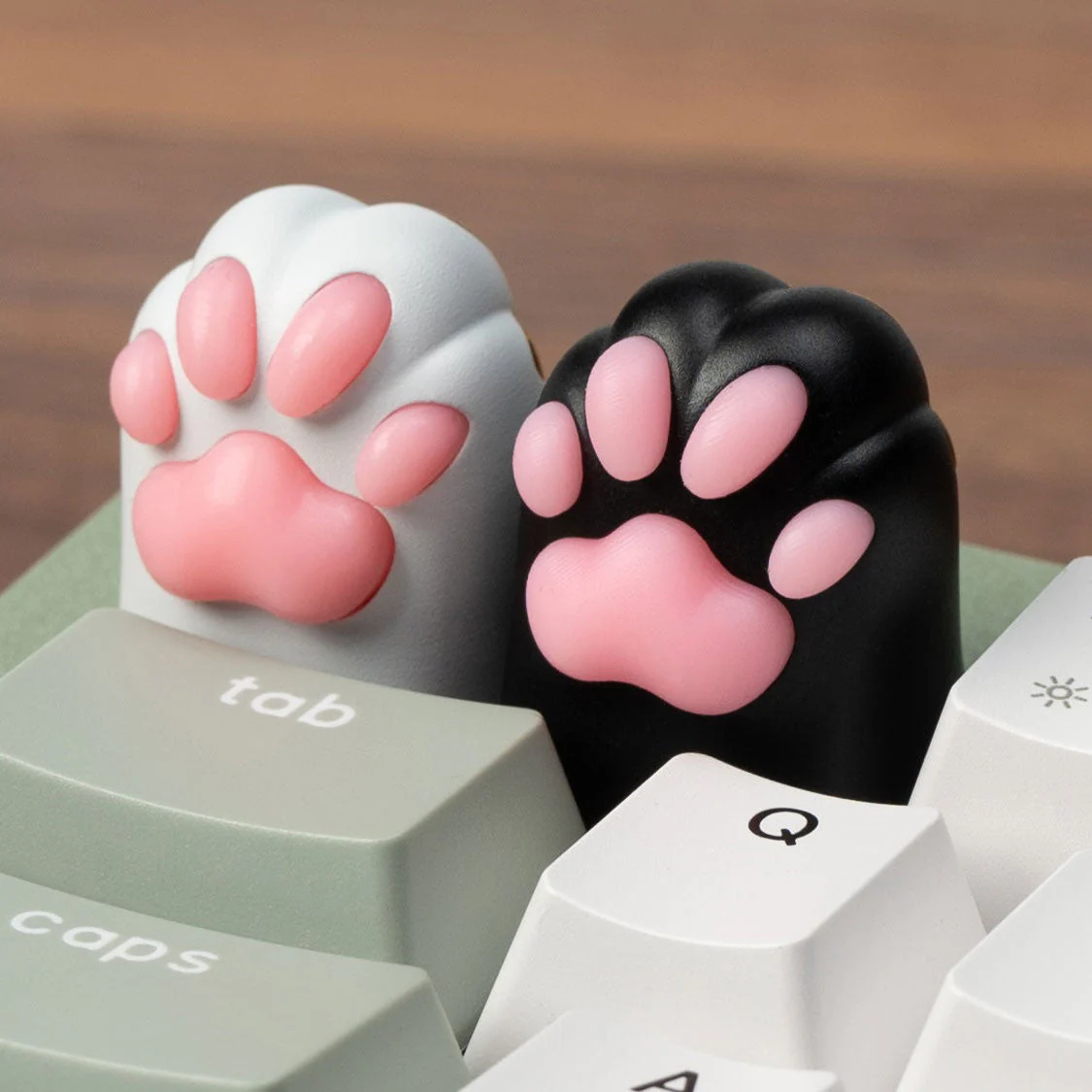 Silicone Kitty Paw Aluminum Alloy Artisan Keycap - Image 8